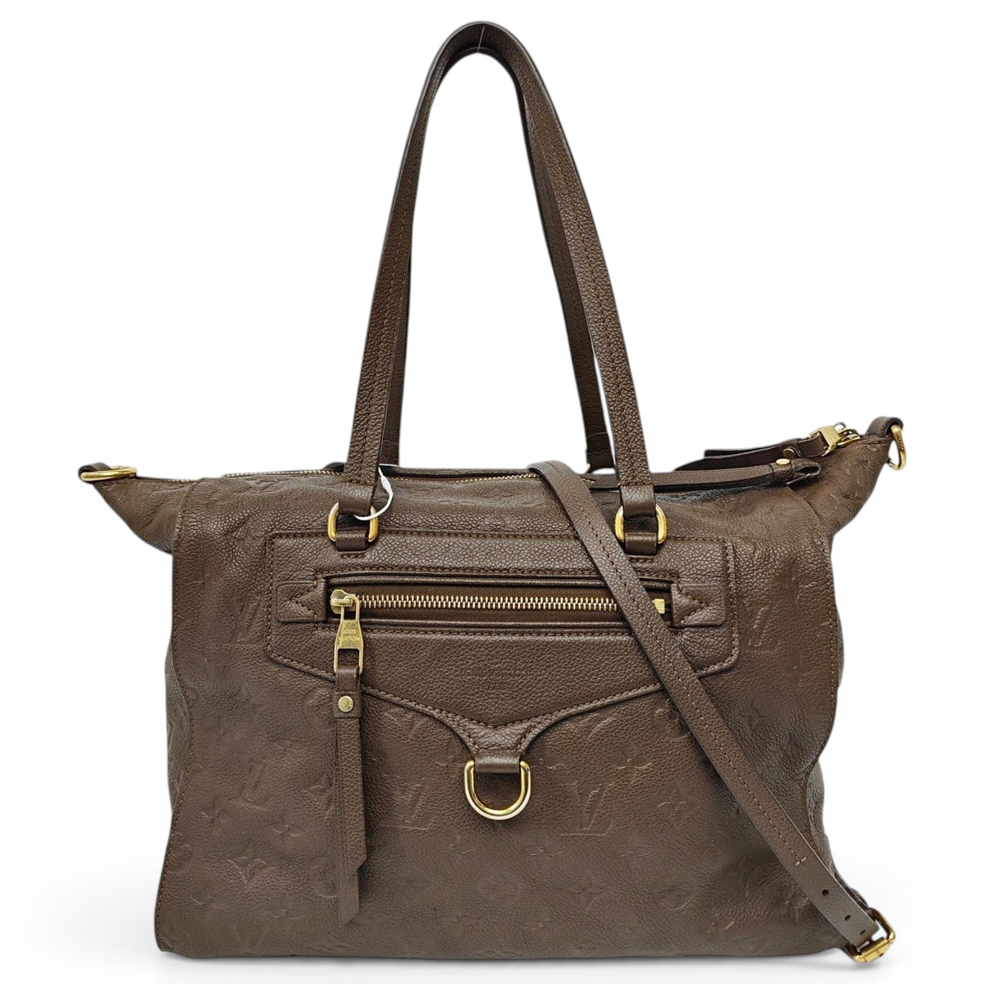 Lumineuse leather handbag