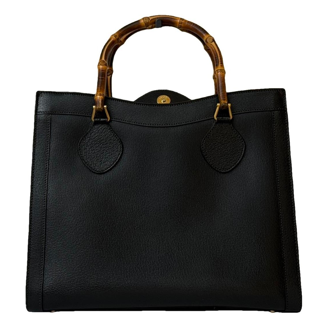 Diana Bamboo leather tote