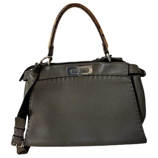 Peekaboo leather handbag