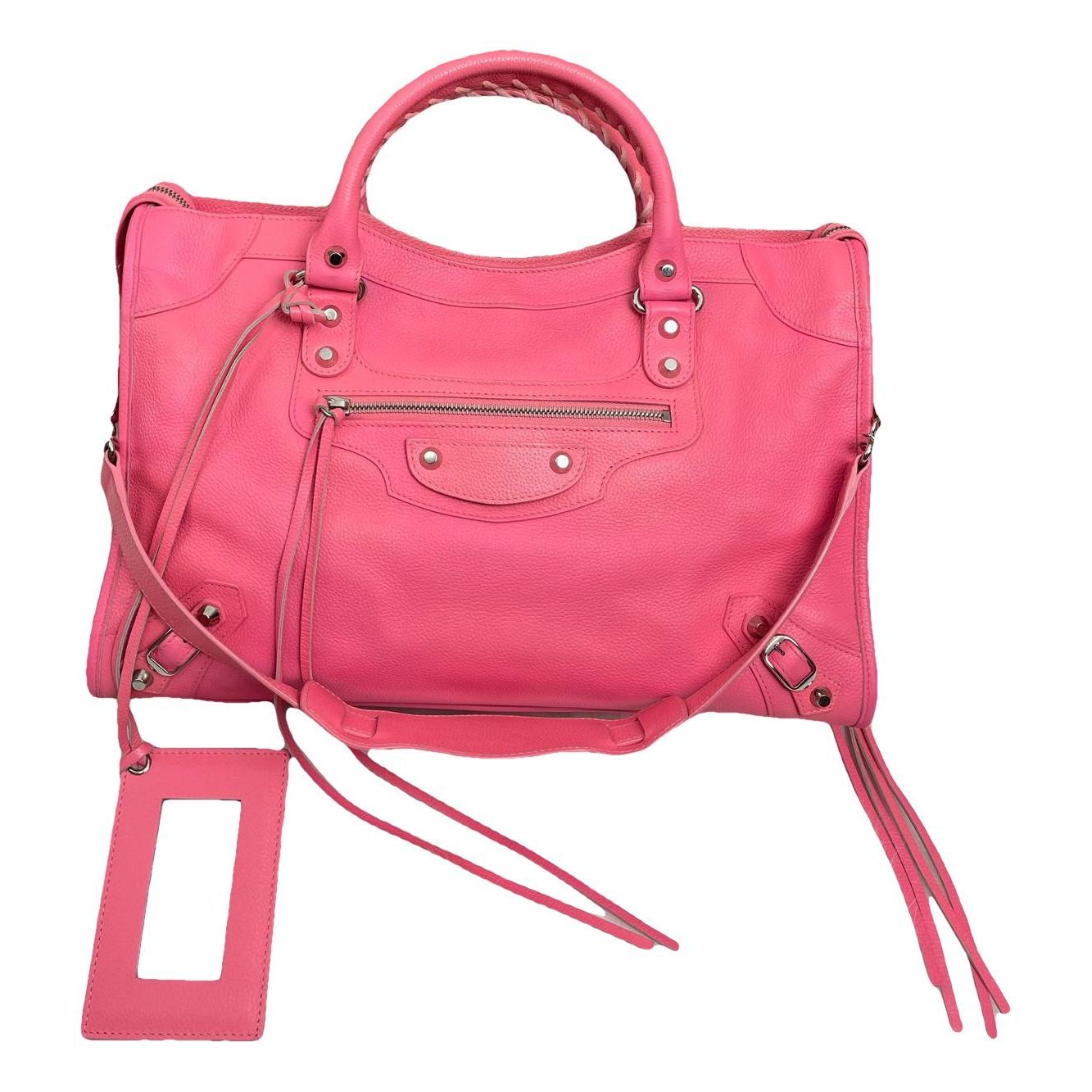 Balenciaga Classic Metalic leather handbag