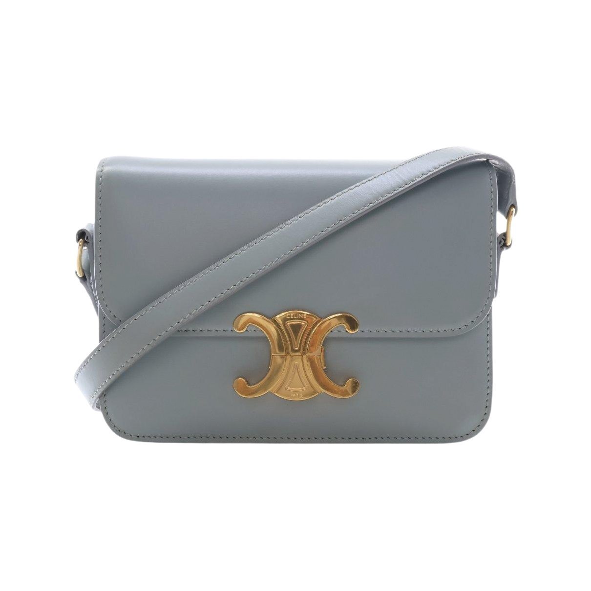 Triomphe leather crossbody bag