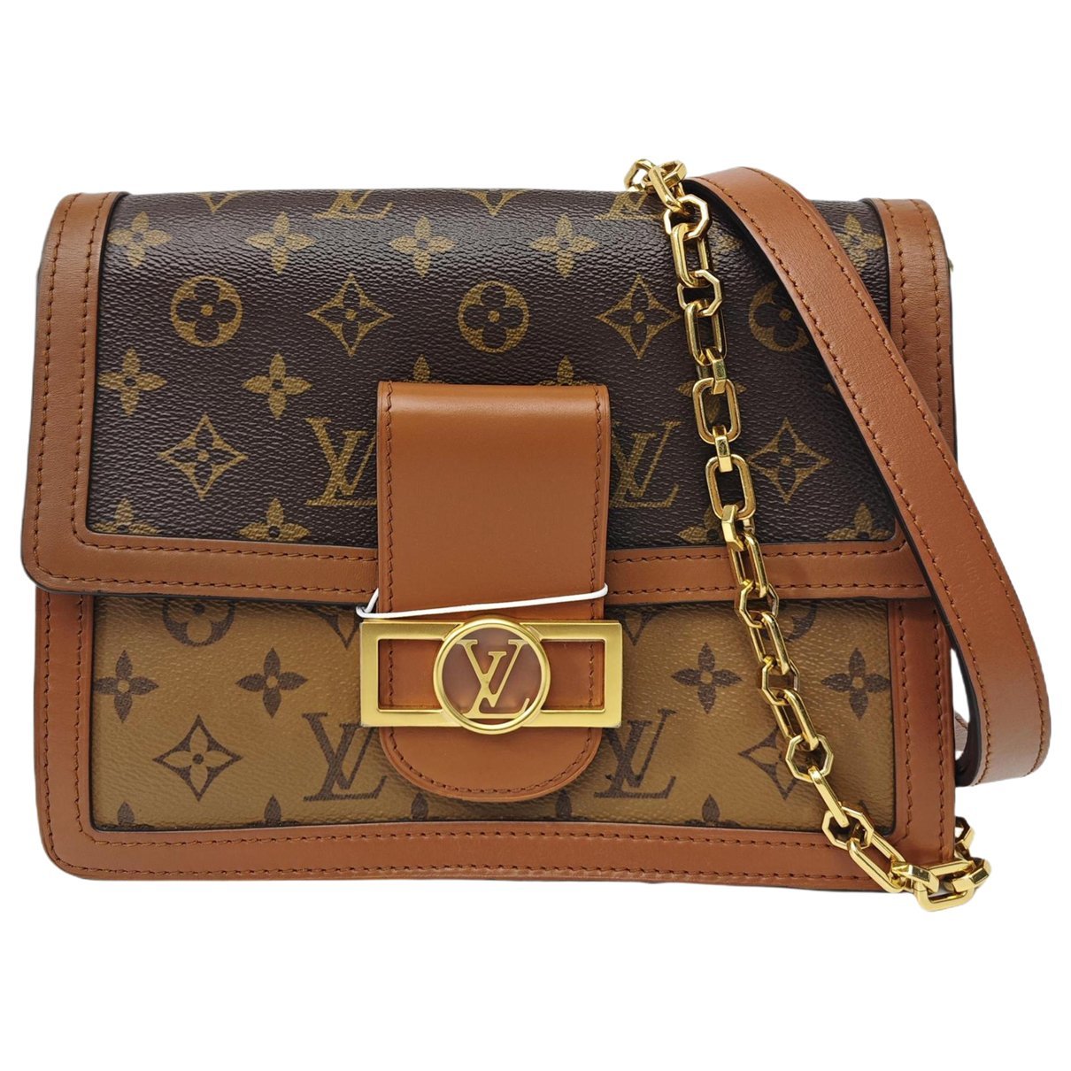 Dauphine leather crossbody bag
