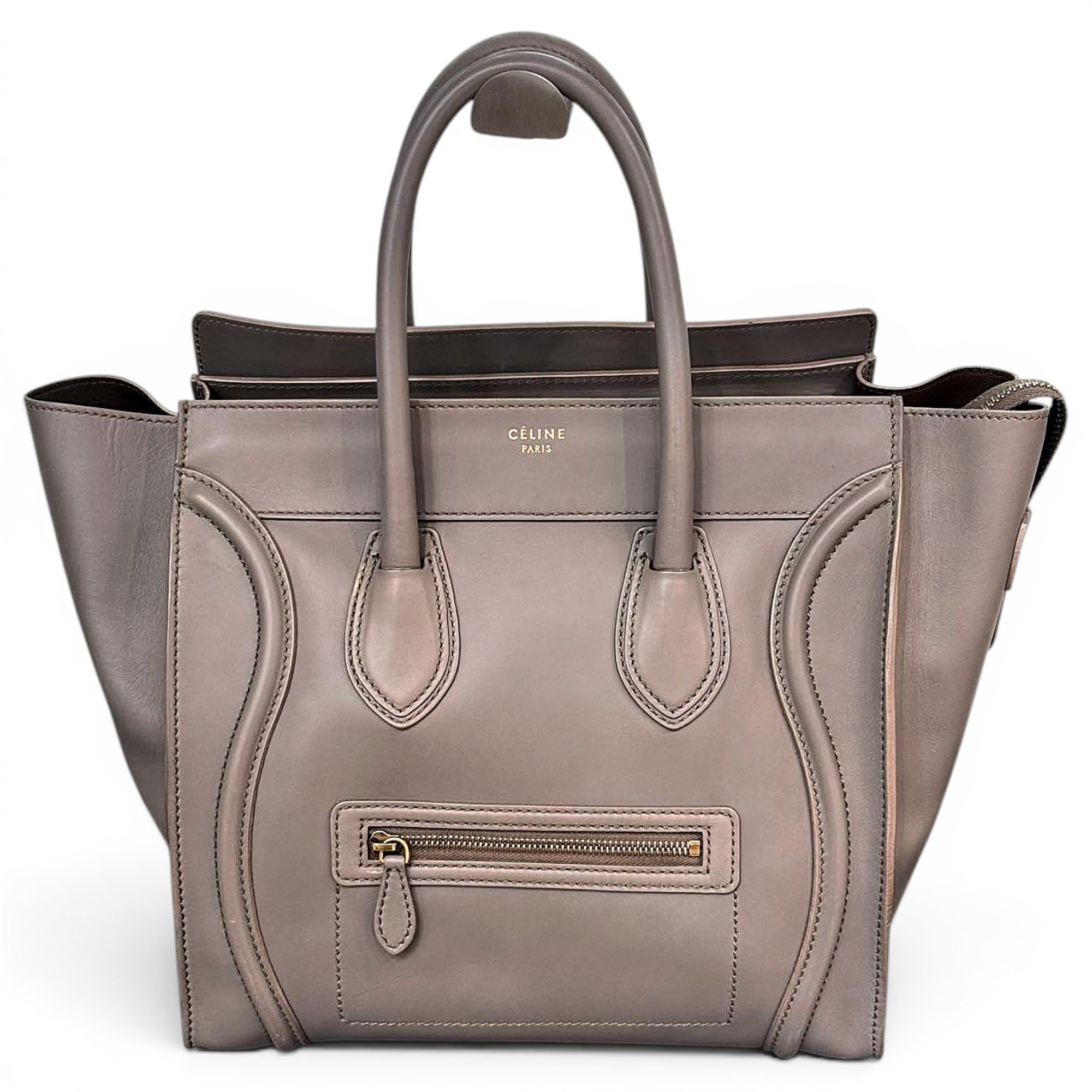 Luggage leather handbag