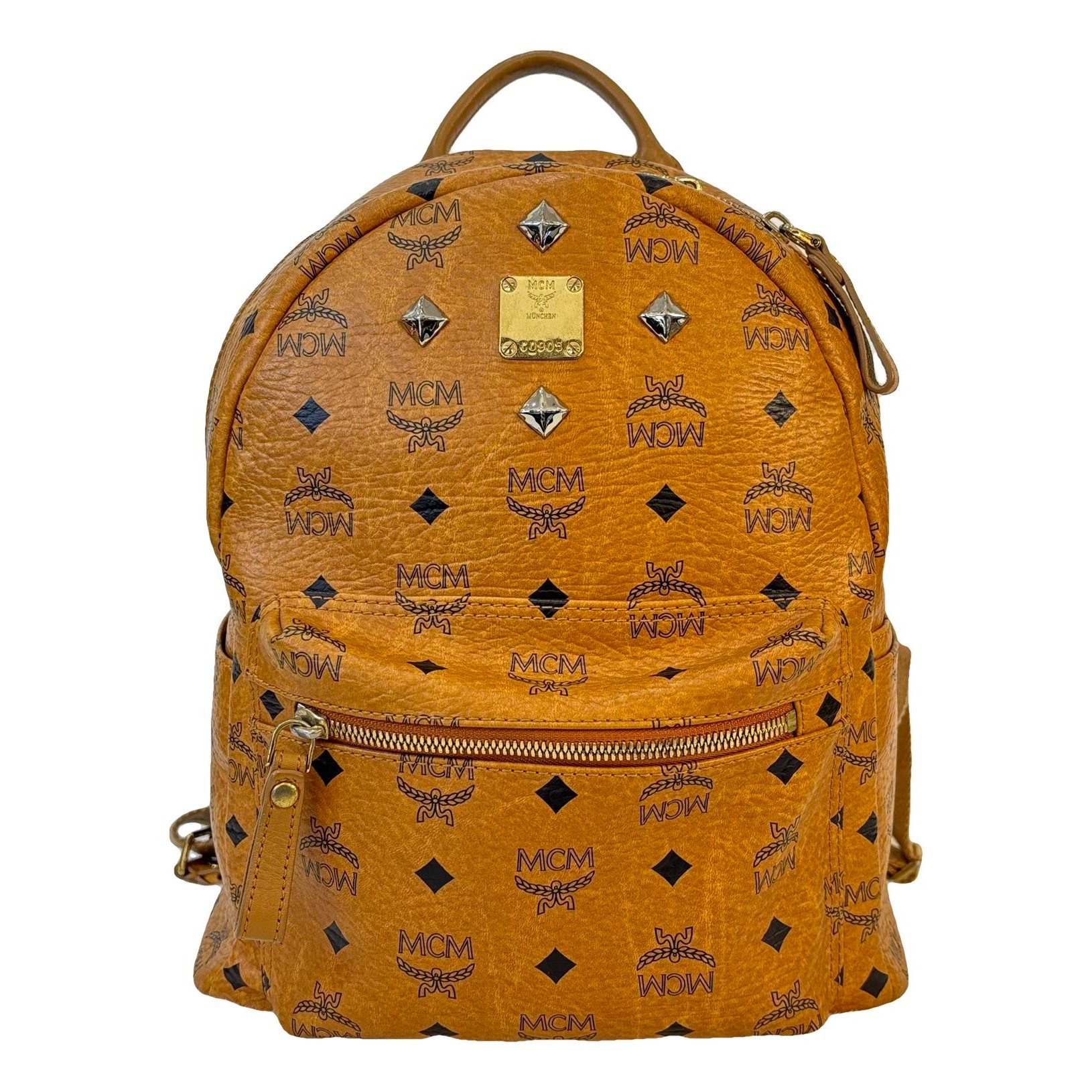 Leather backpack