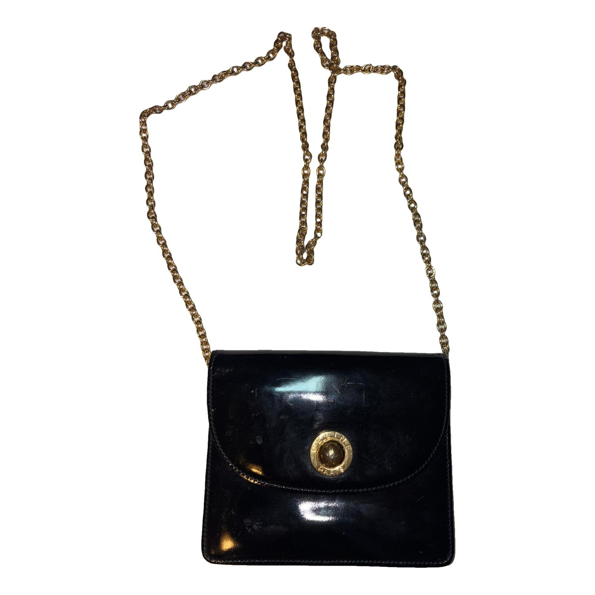 Triomphe Maillon patent leather crossbody bag