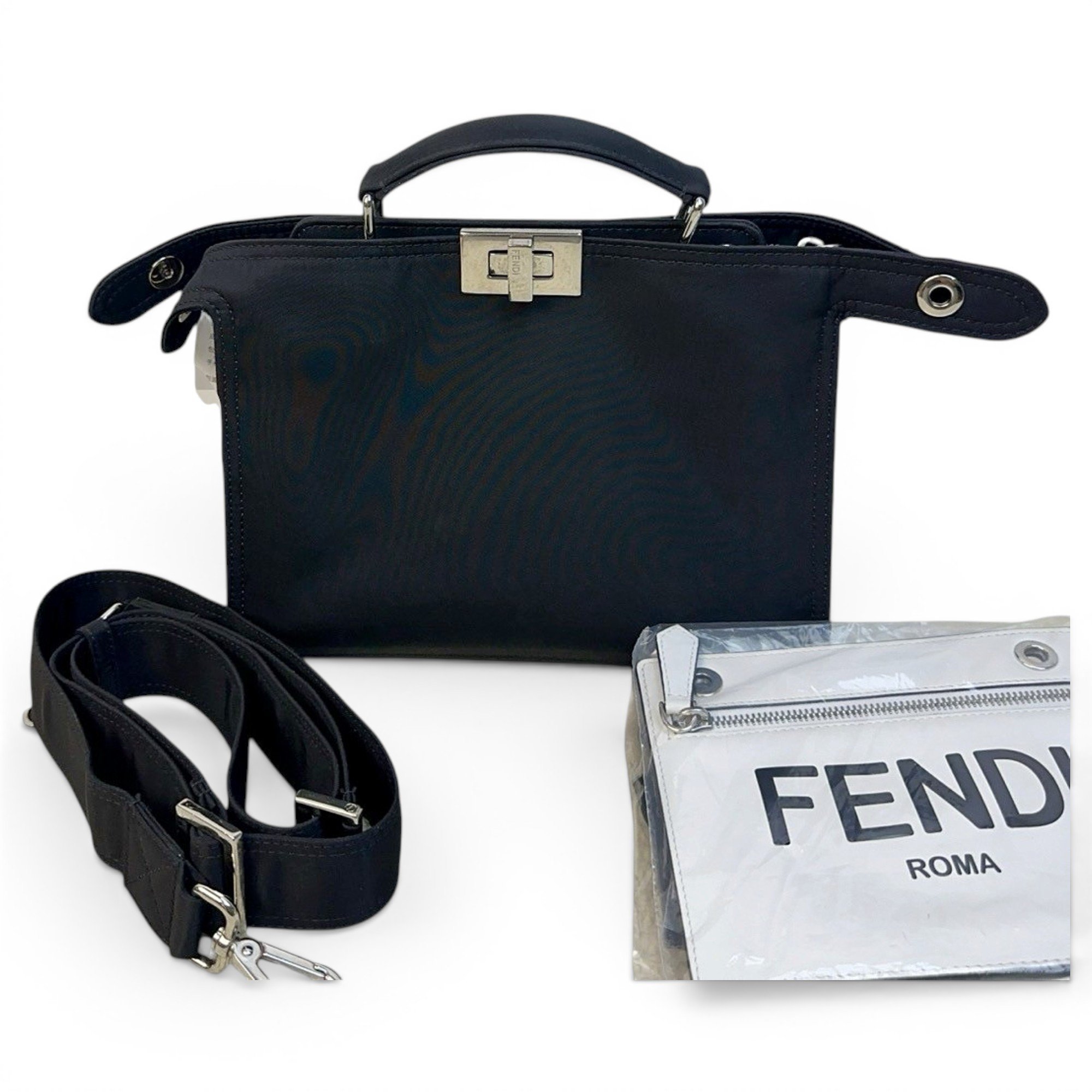Peekaboo leather handbag