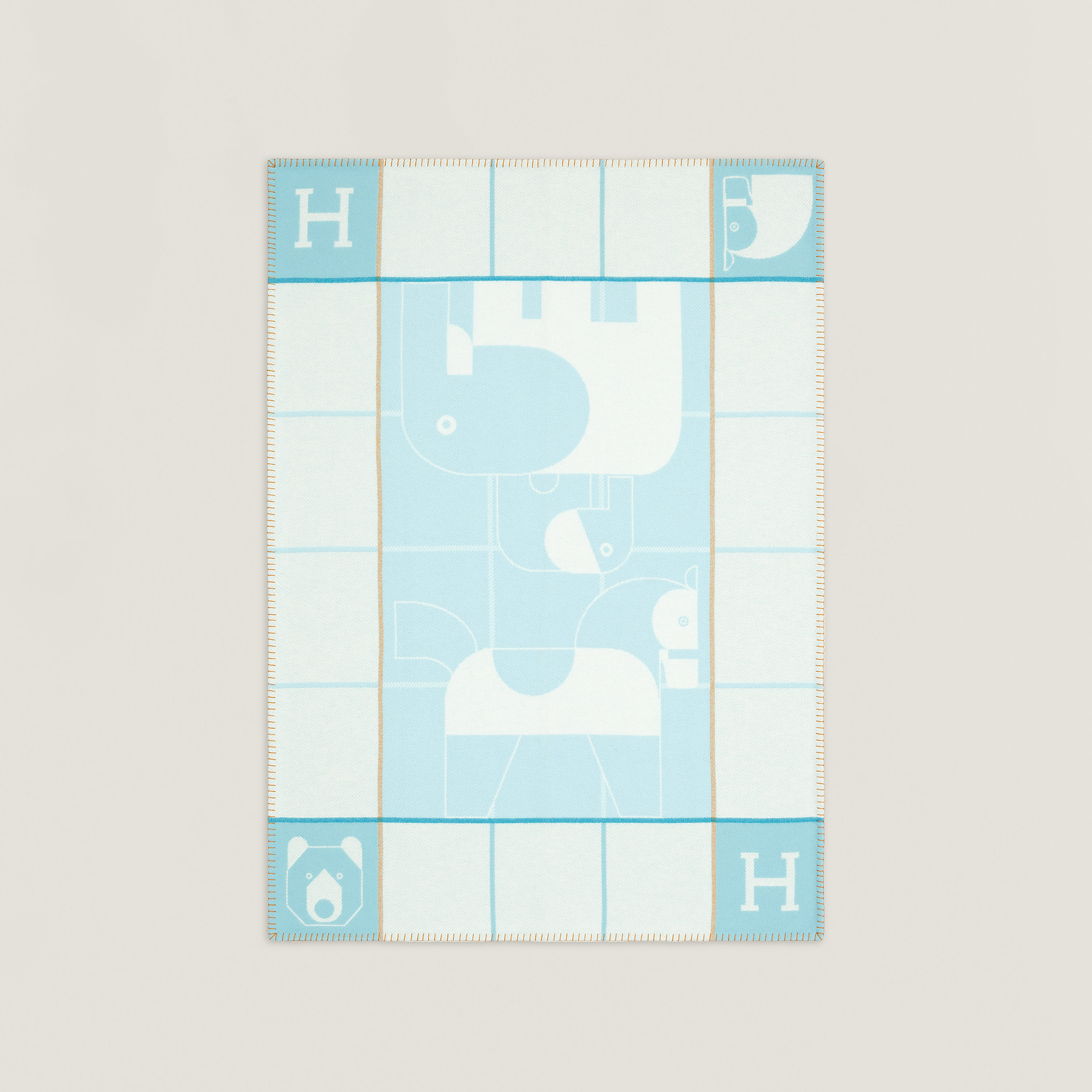 Animaux Blocks blanket