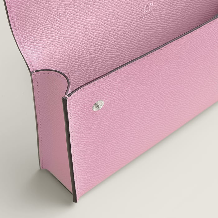 Mauve Sylvestre Hermèsnap Wallet
