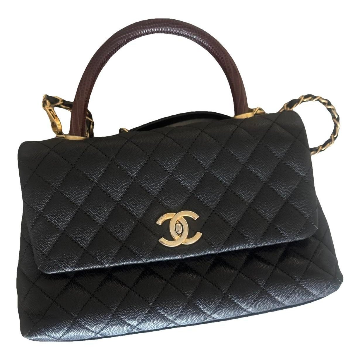 Coco Handle leather handbag