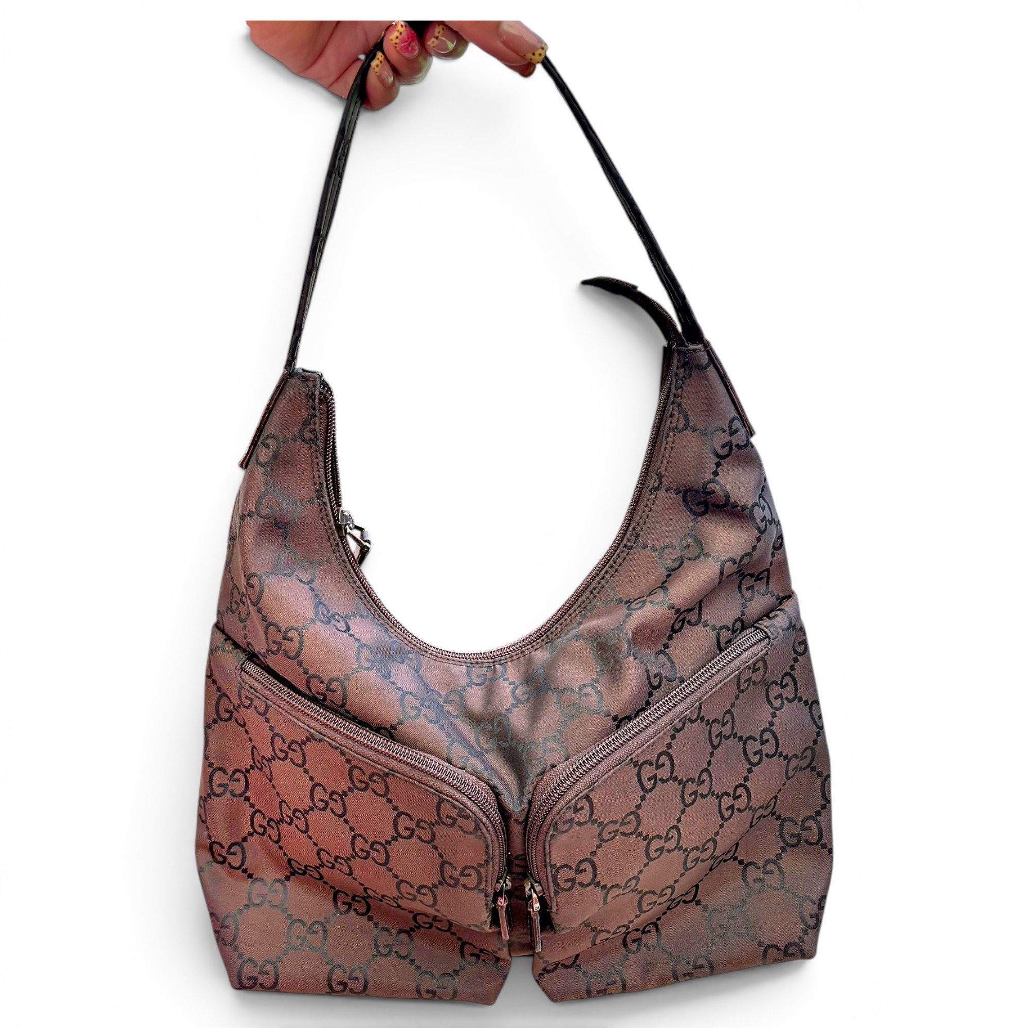 Leather handbag