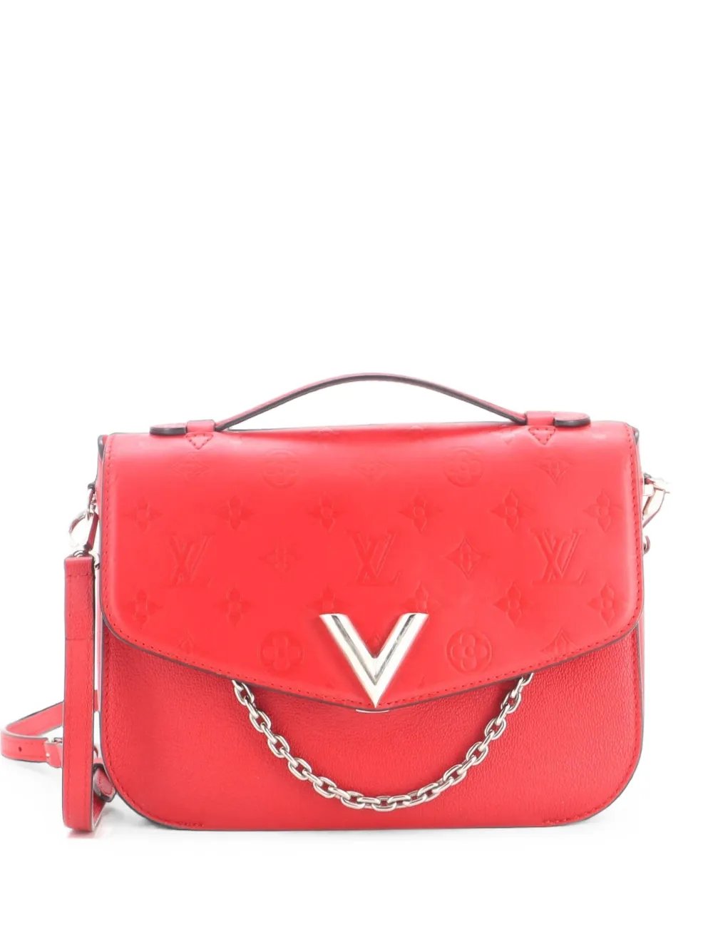 Very Messenger Monogram Leather shoulder bag