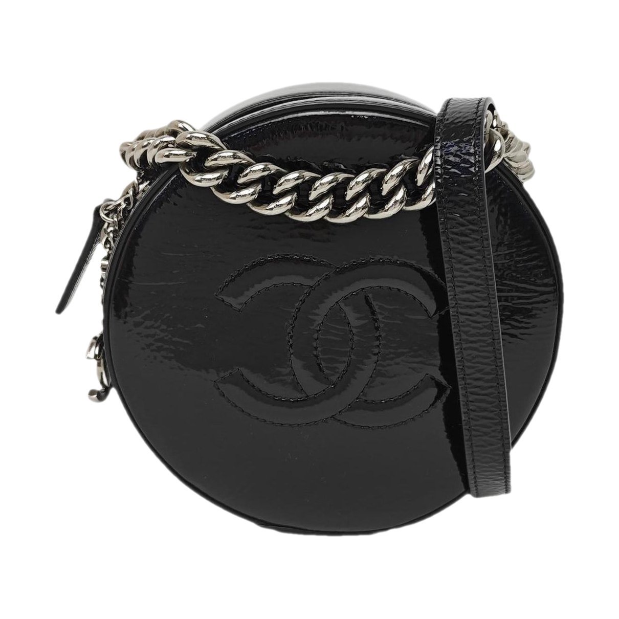 Patent leather crossbody bag