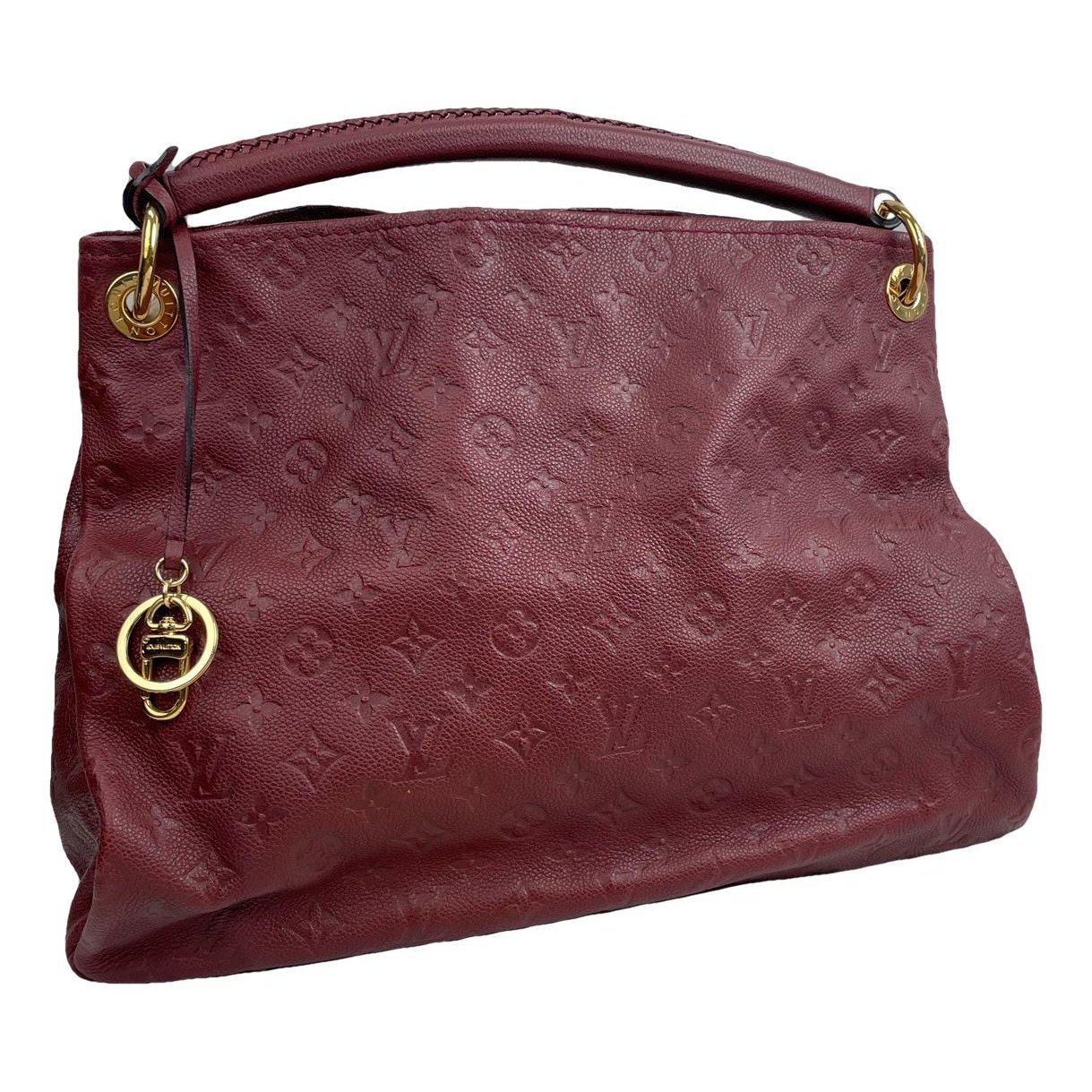 Artsy leather handbag