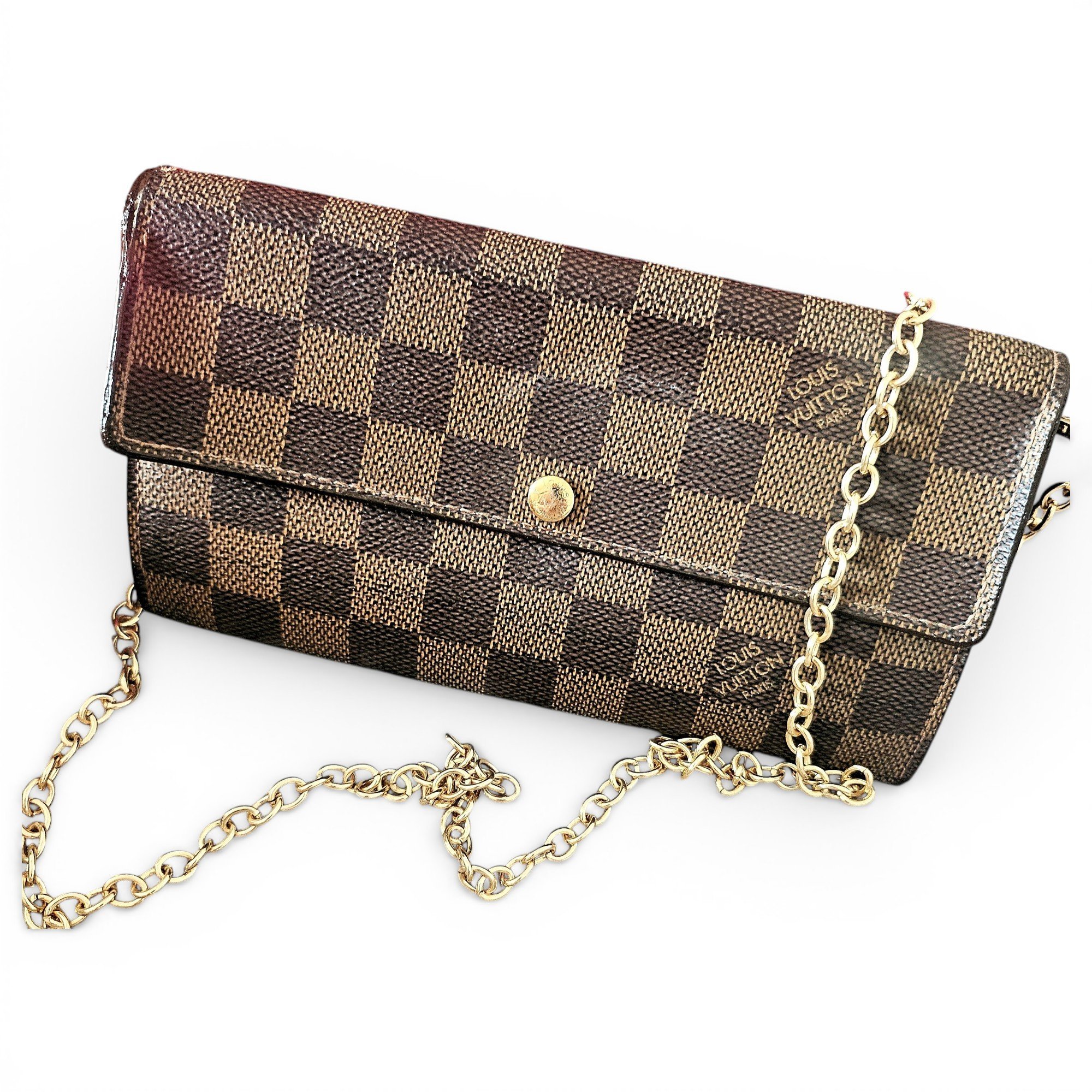 Twist Belt Wallet On Chain cloth crossbody bag