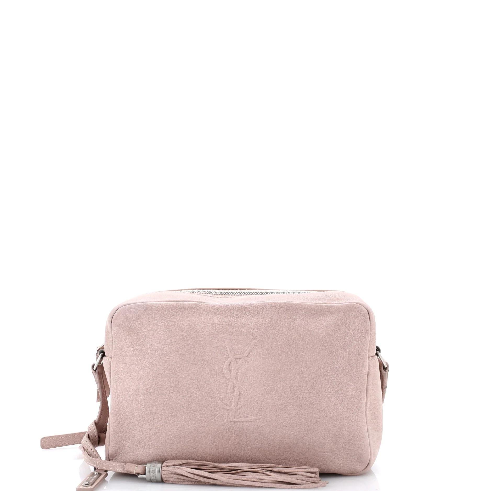 Camera Lou leather crossbody bag