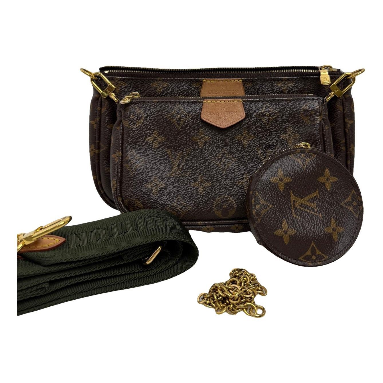 Multi Pochette Accessoires leather handbag