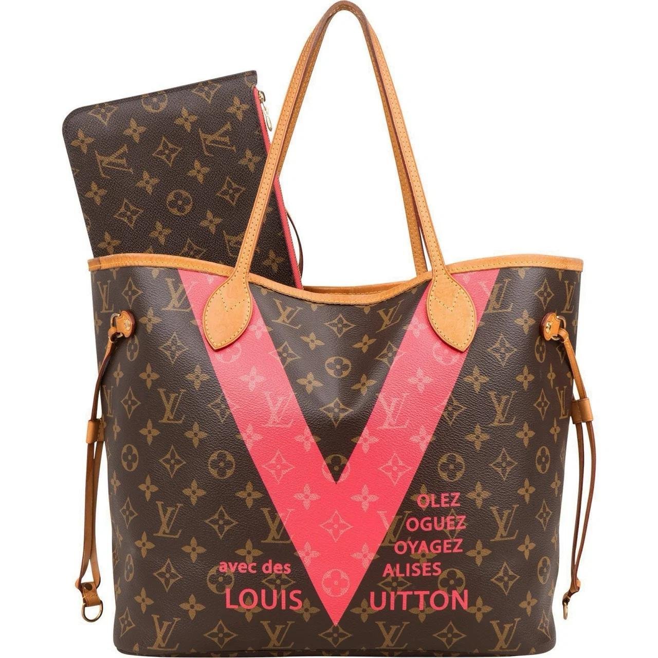Neverfull leather handbag