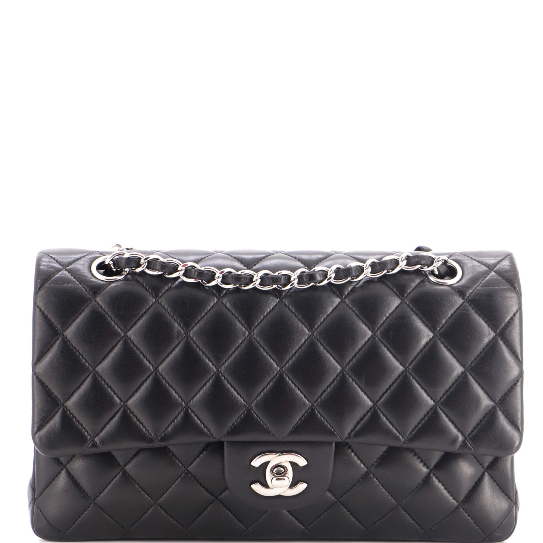 Classic Double Flap Bag Quilted Lambskin Medium