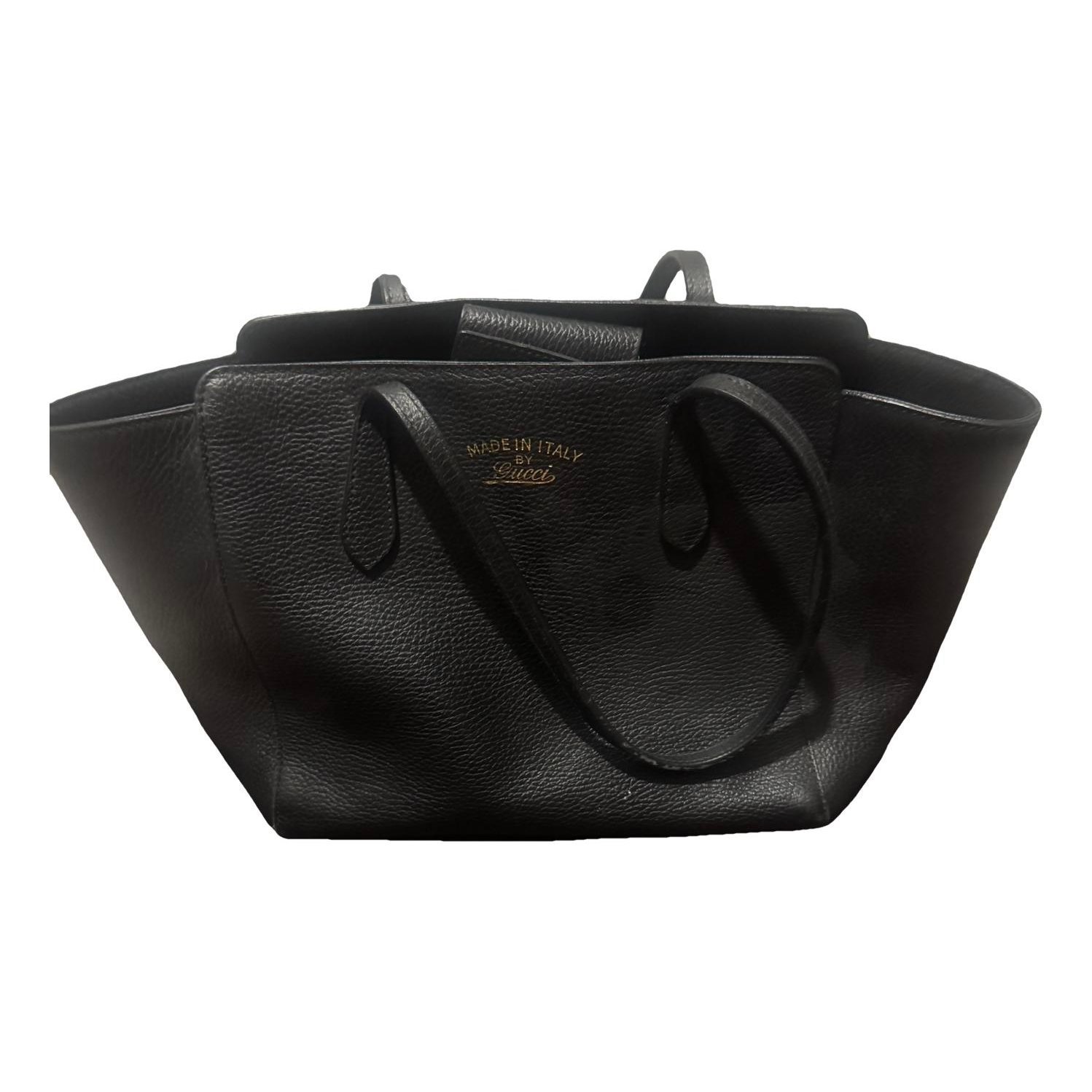 Swing leather tote