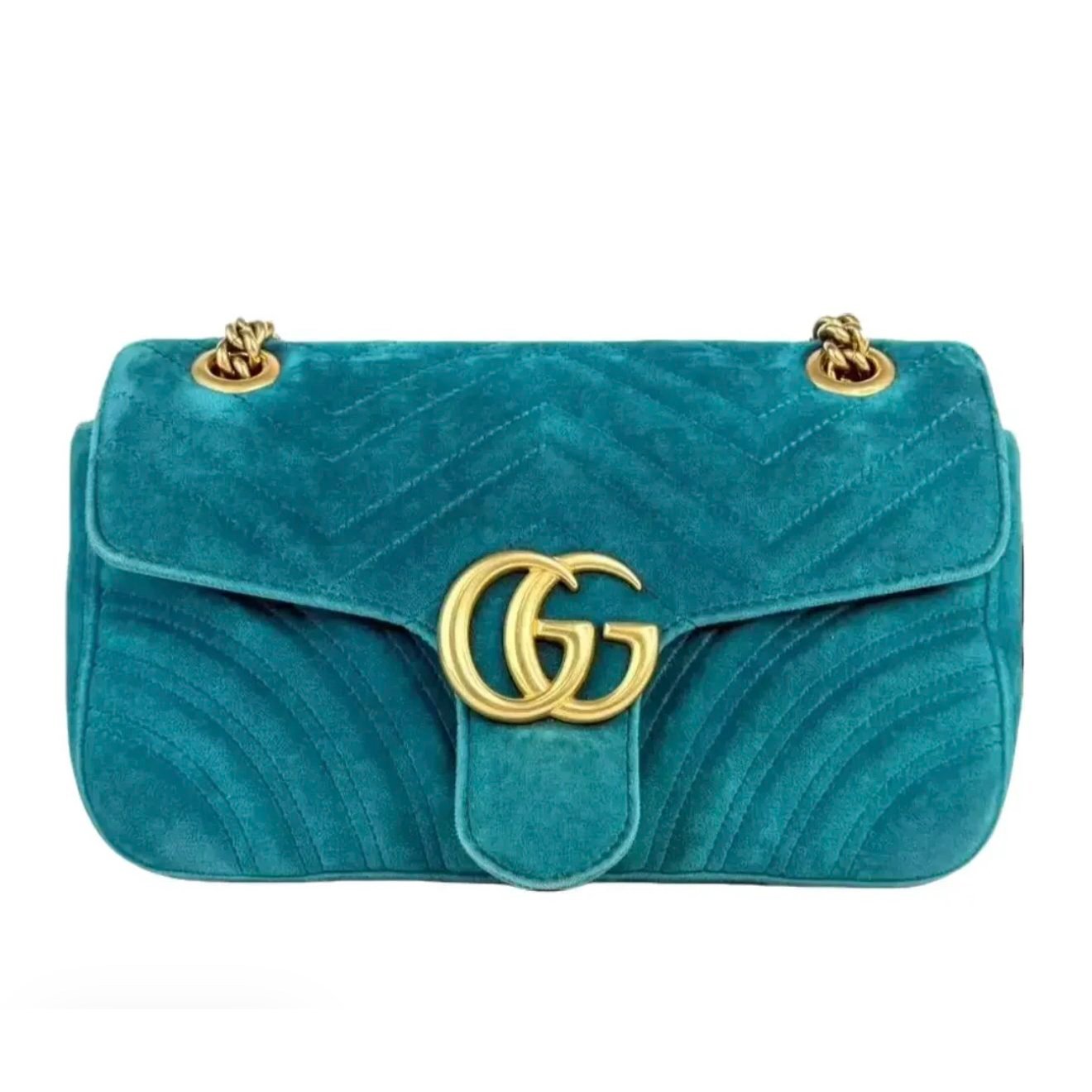 Marmont velvet crossbody bag