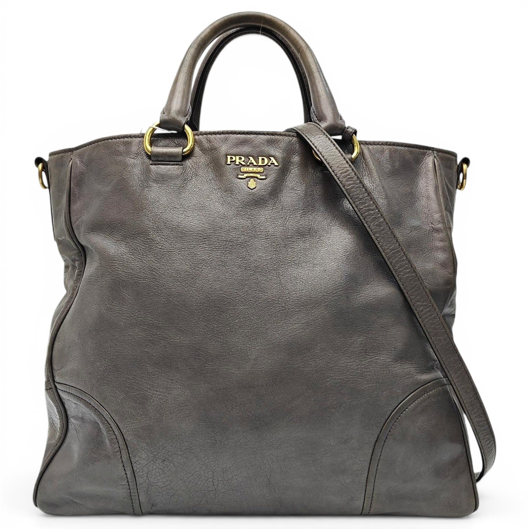 Leather handbag
