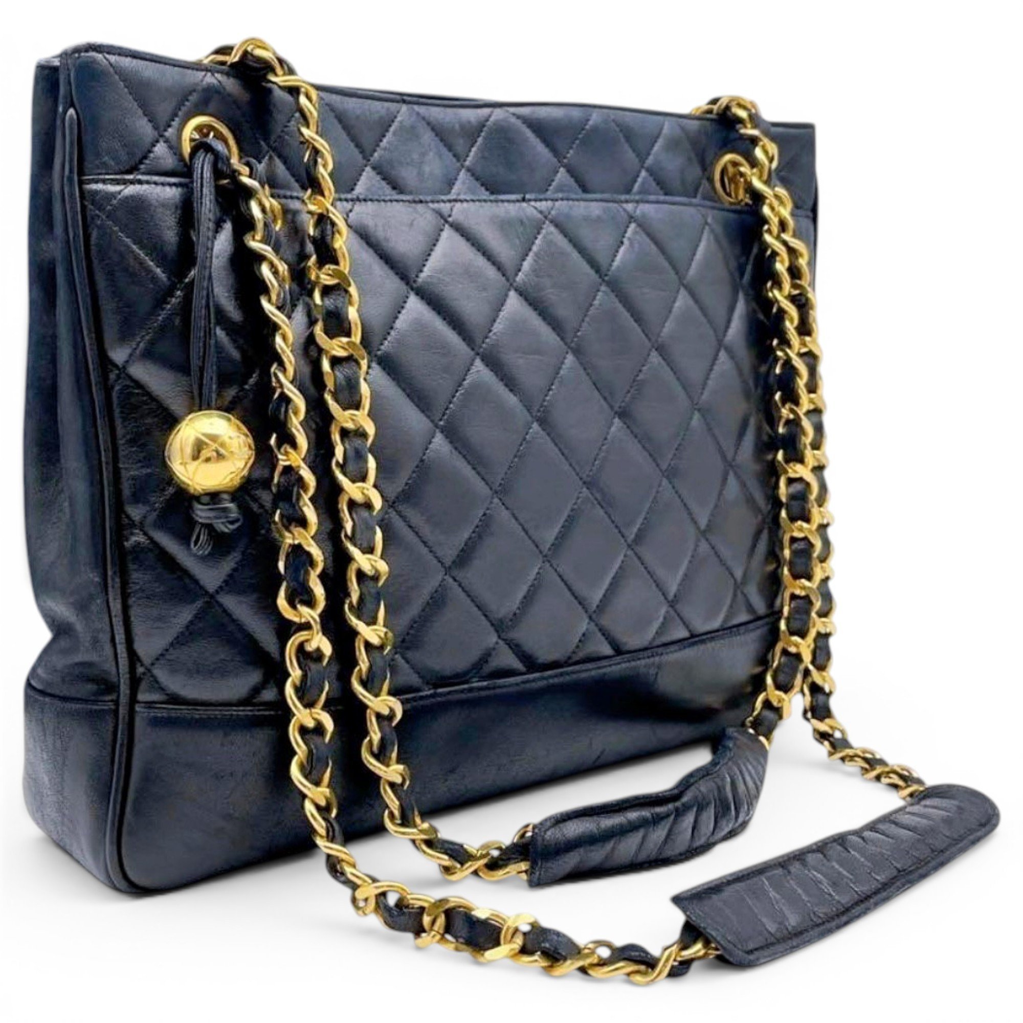 Leather tote