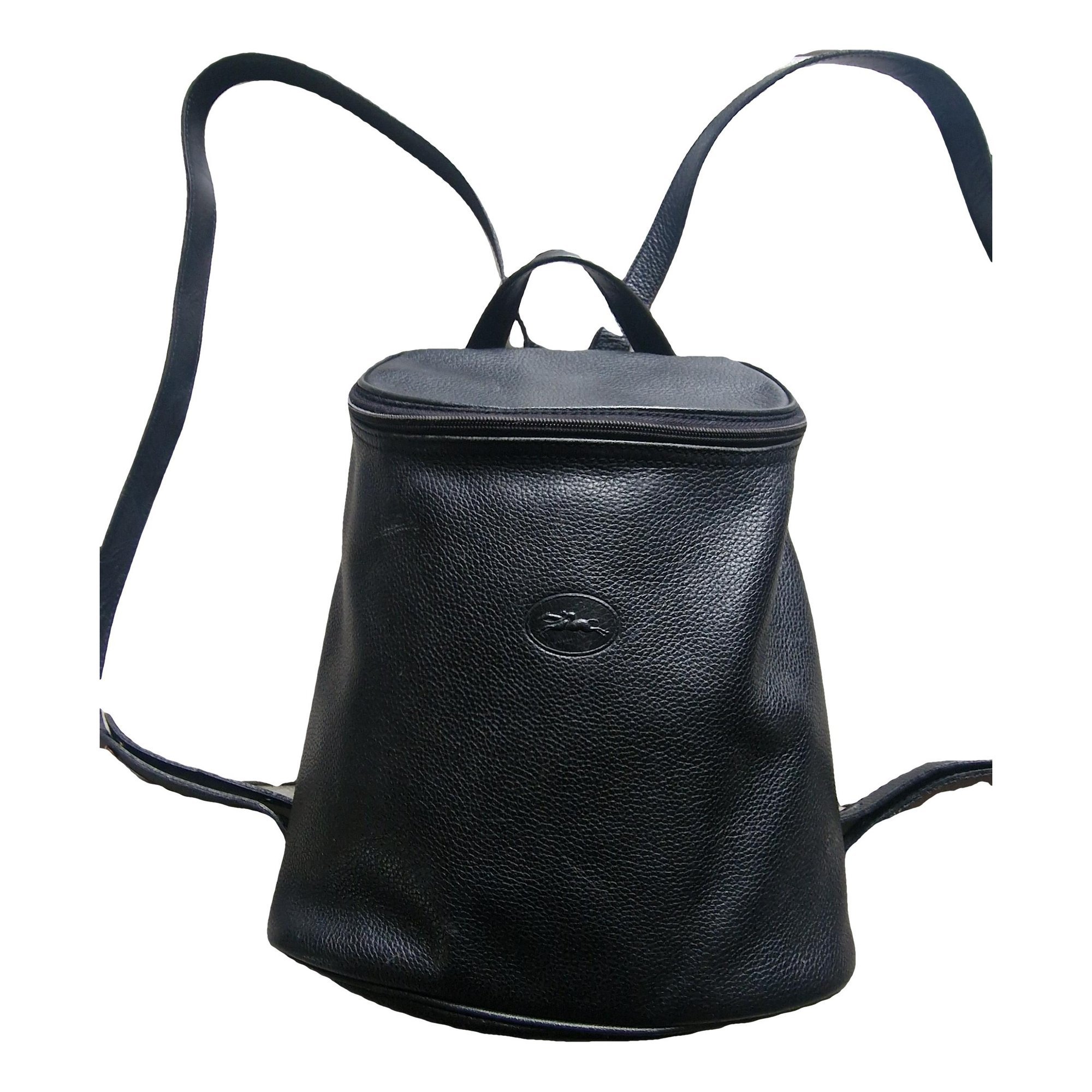 Foulonné leather backpack