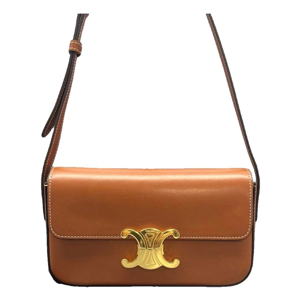 Triomphe Long leather handbag