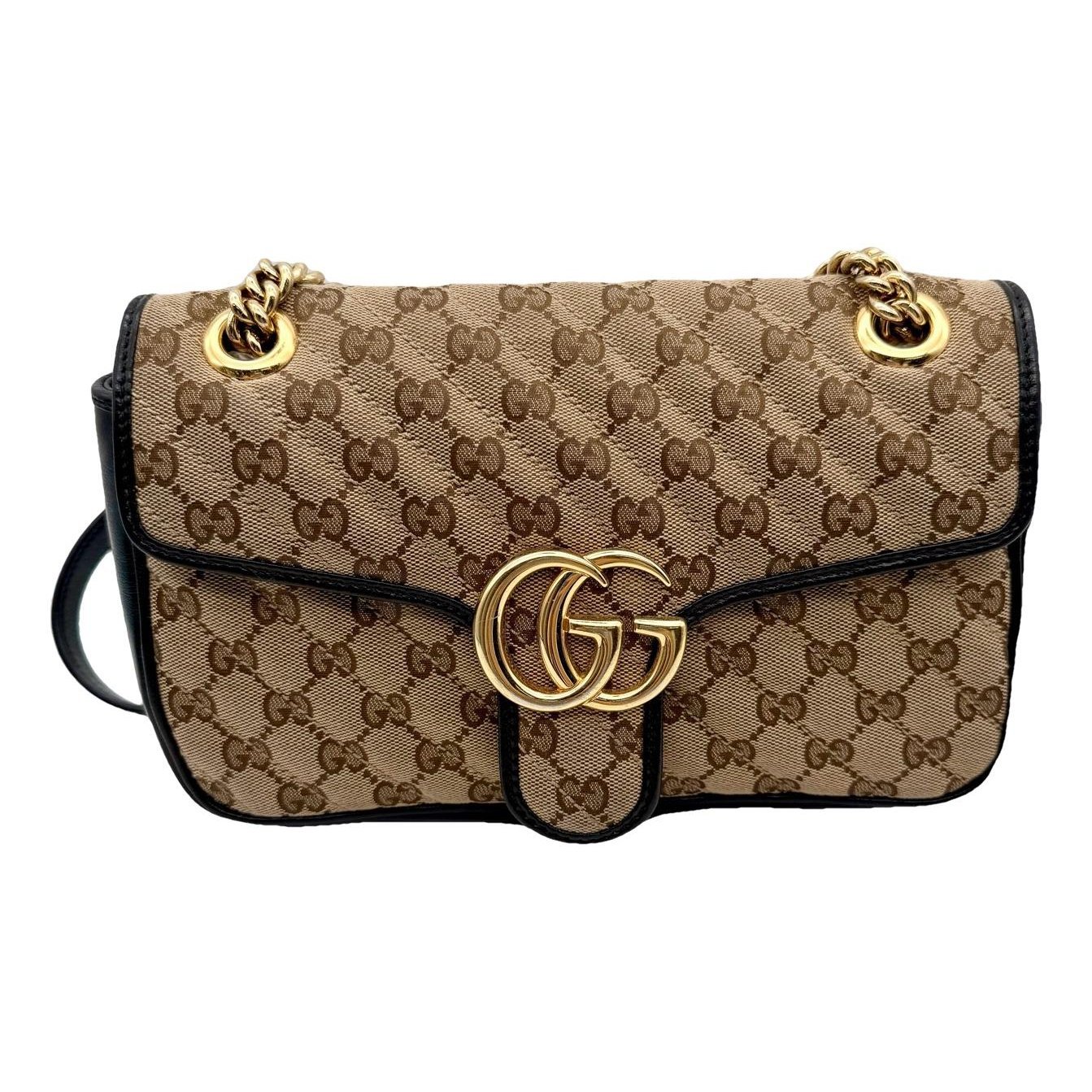 GG Marmont Flap cloth crossbody bag