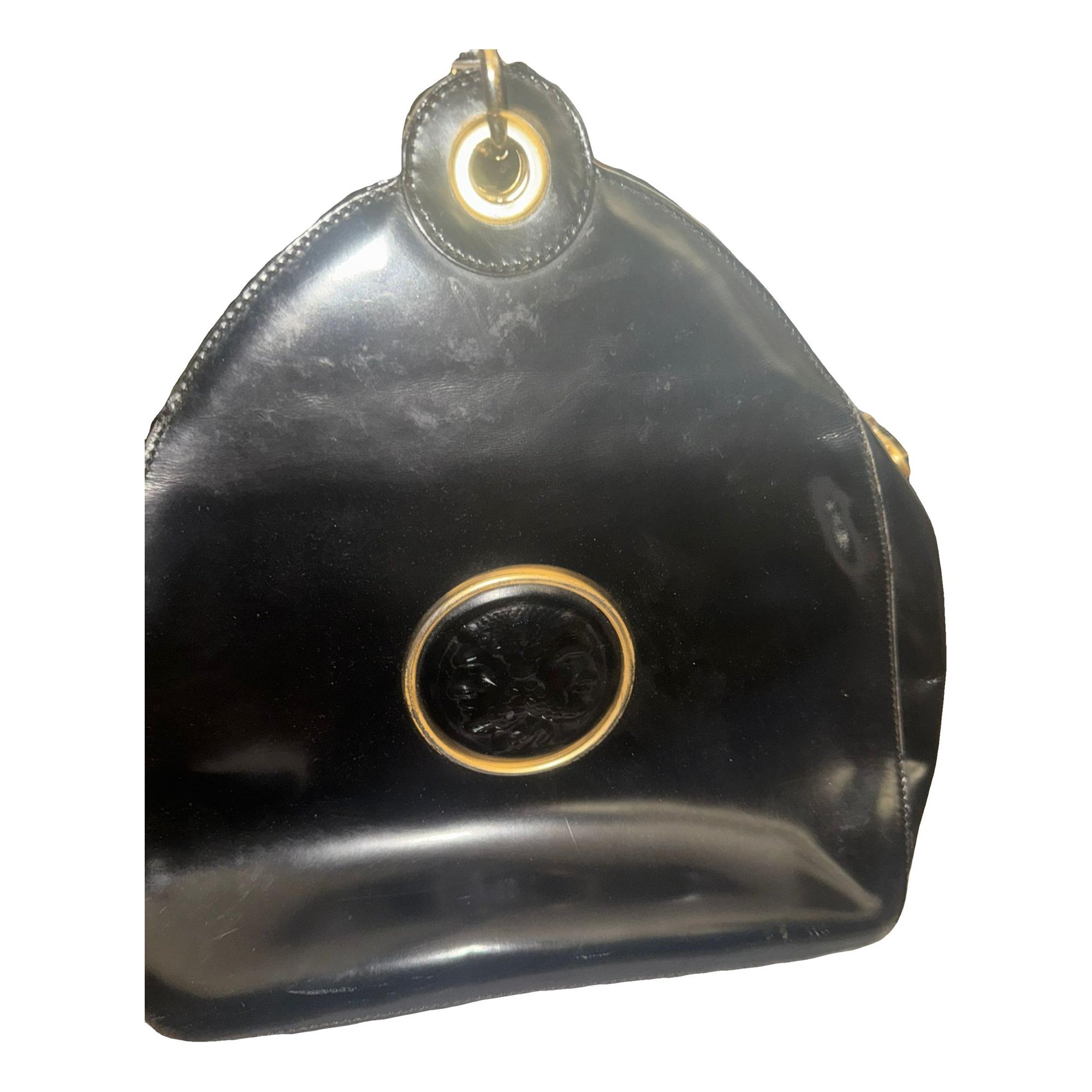 Leather backpack