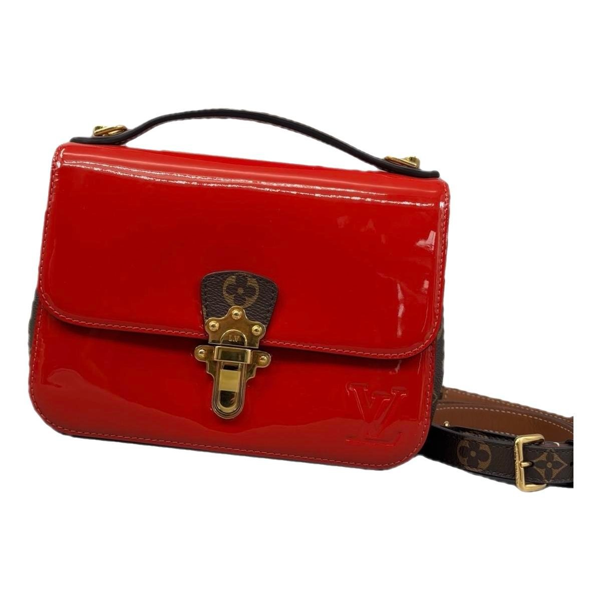 Cherrywood leather handbag