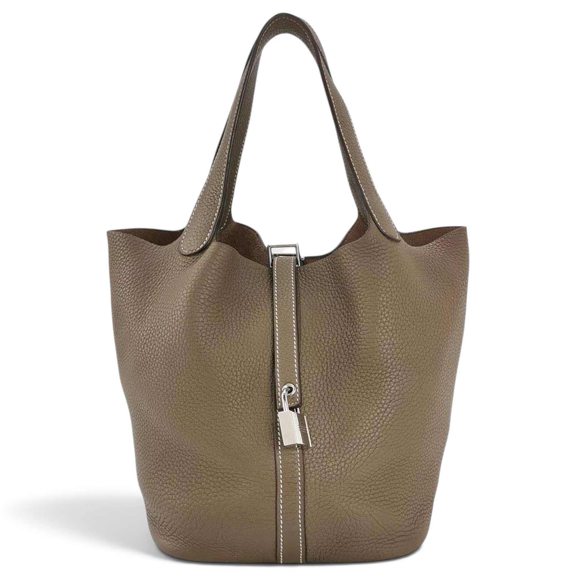 Picotin leather handbag