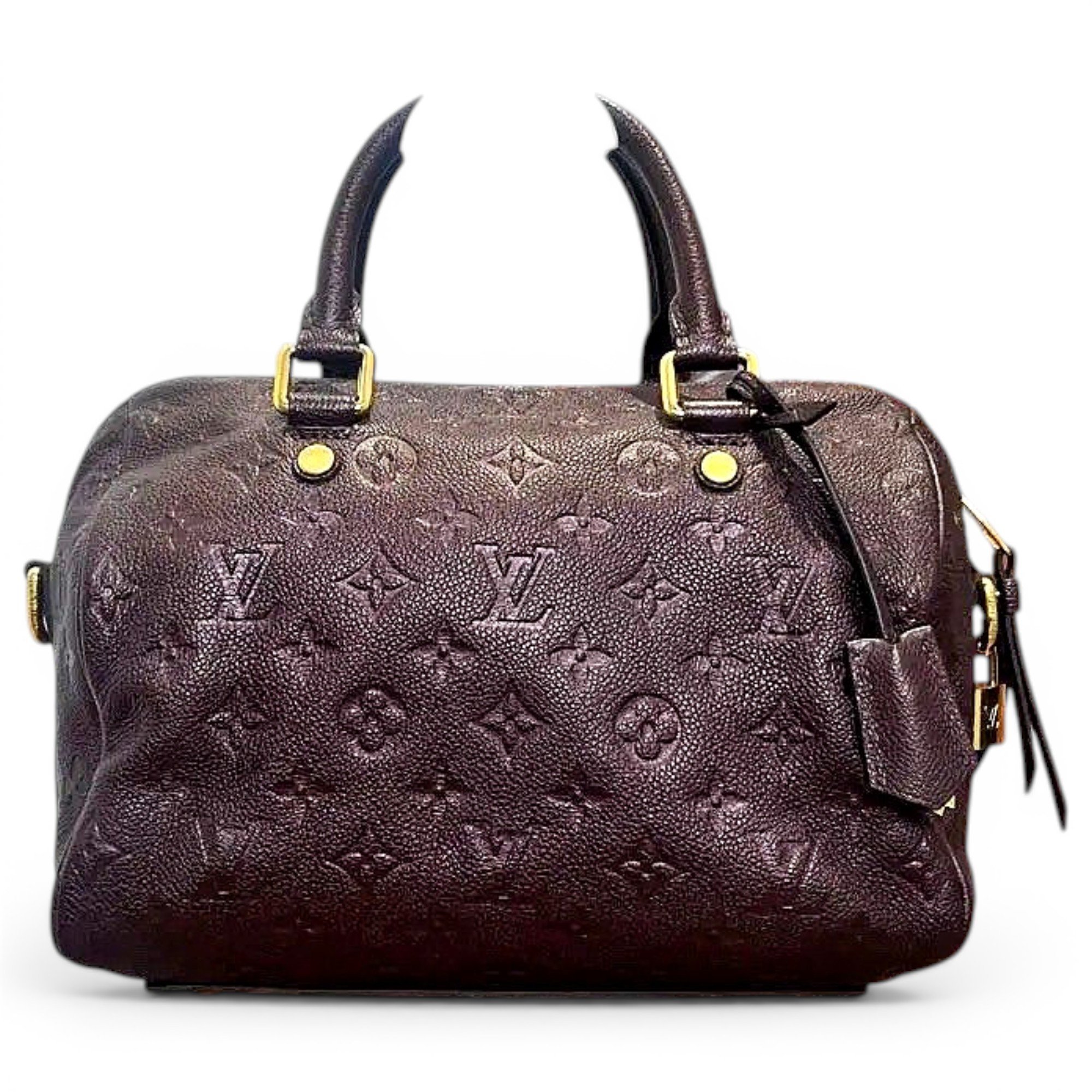 Speedy leather handbag