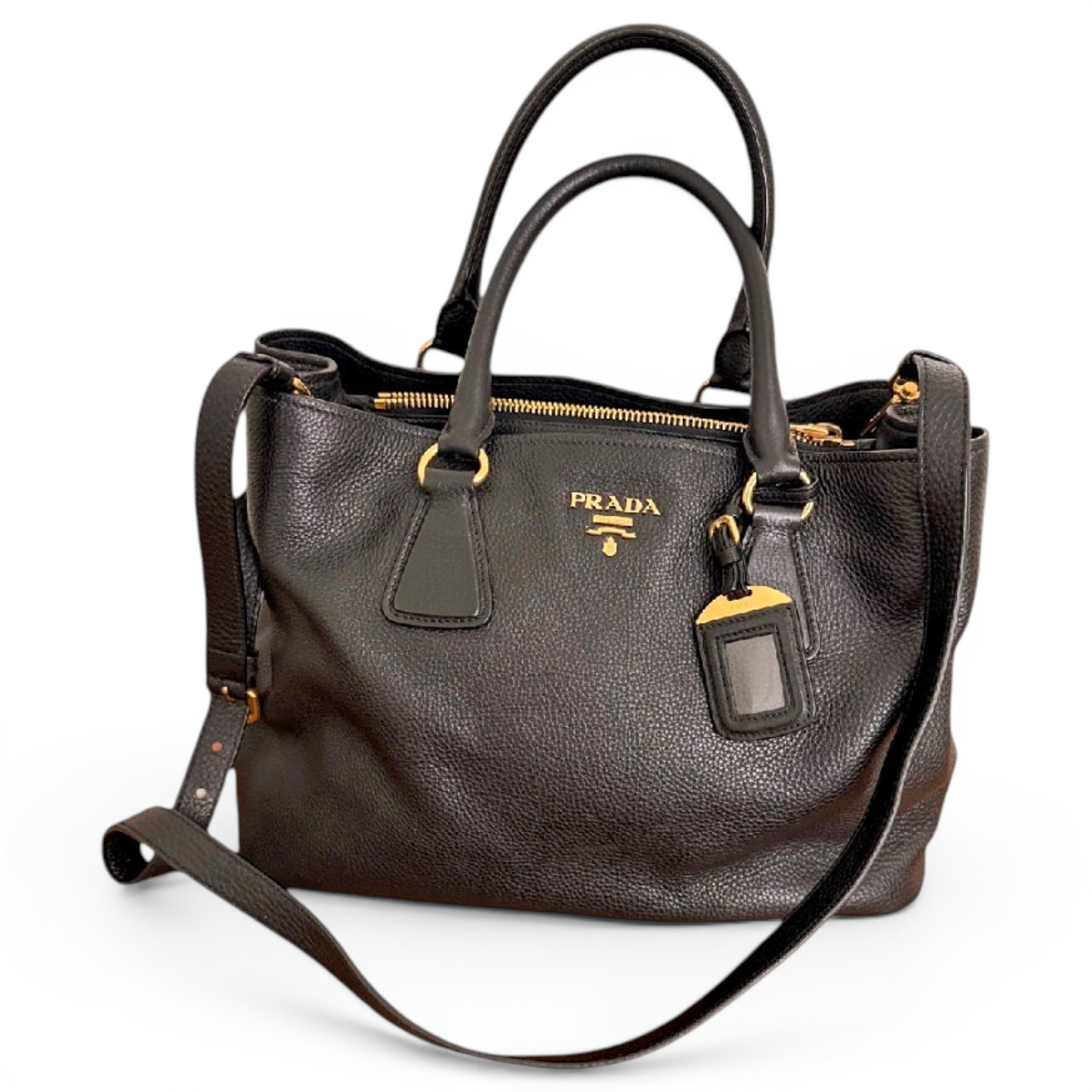 Leather tote