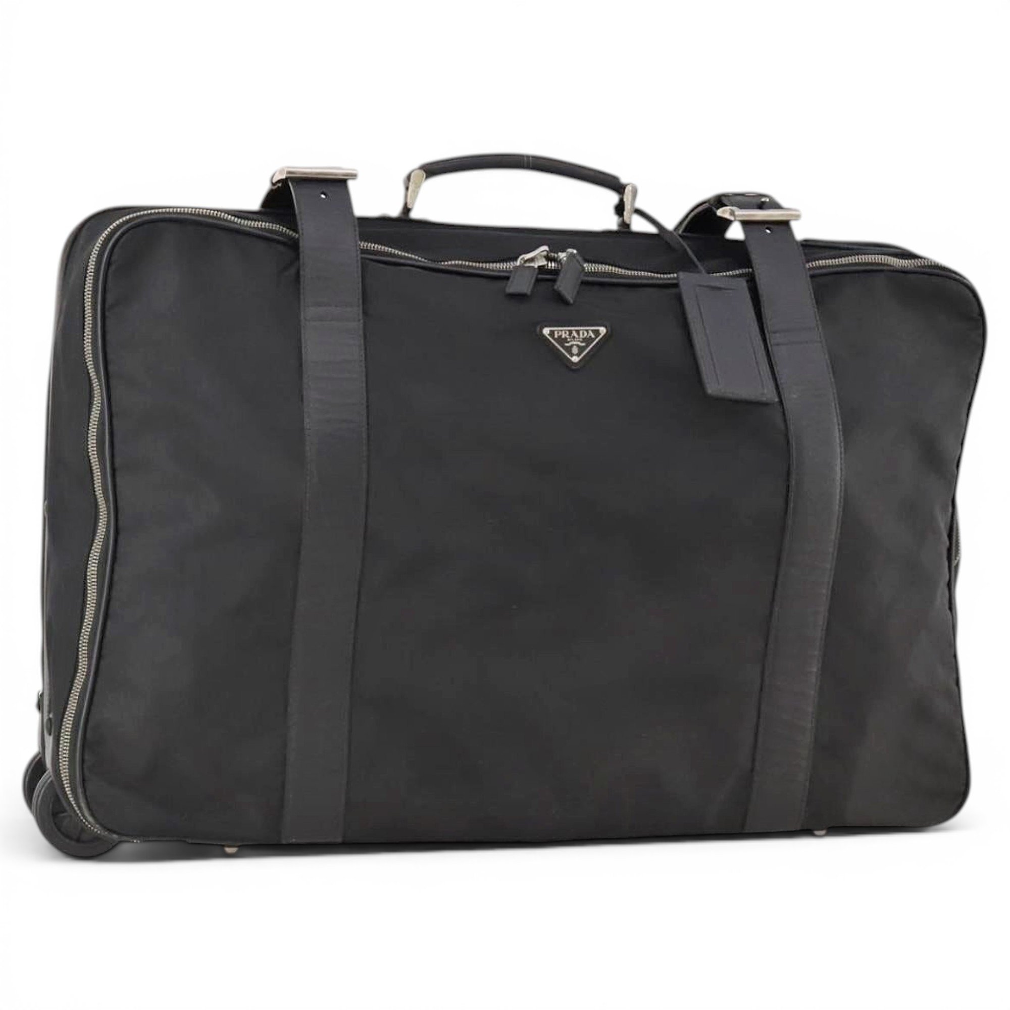 Leather bowling bag