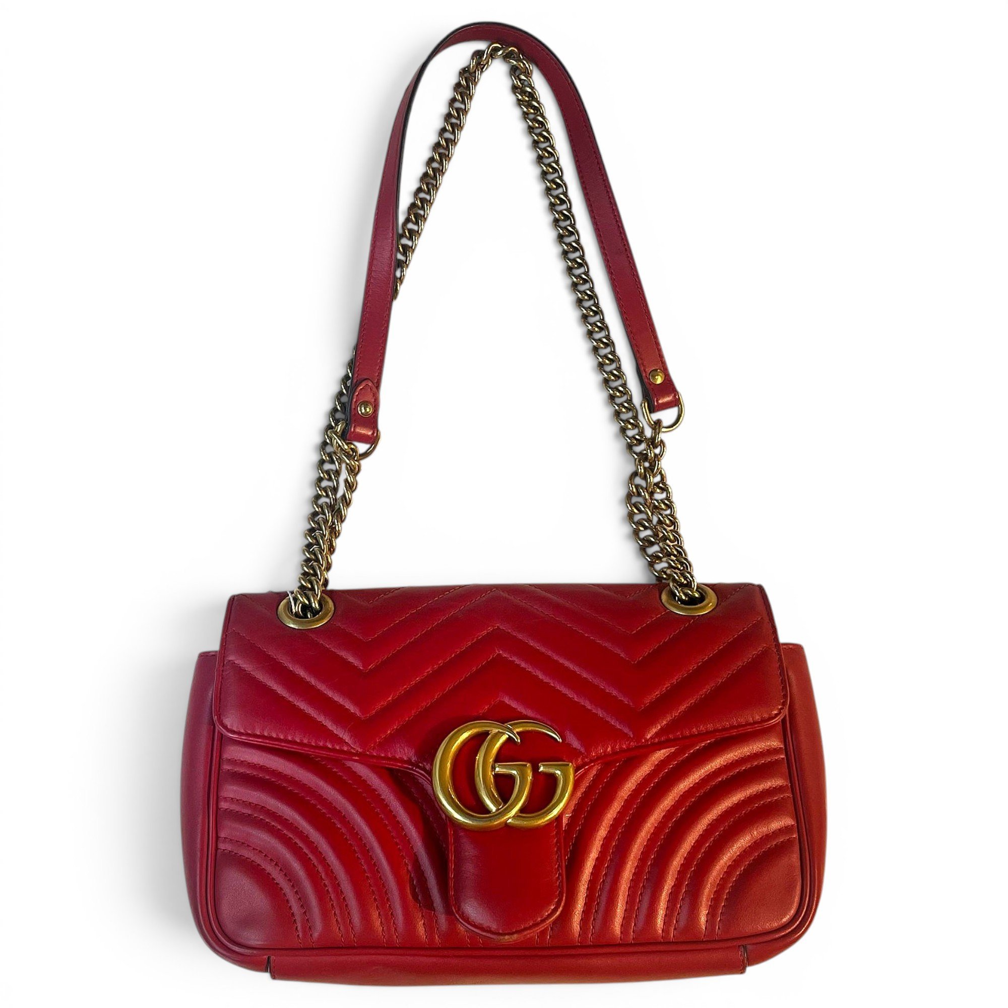 GG Marmont Flap leather handbag