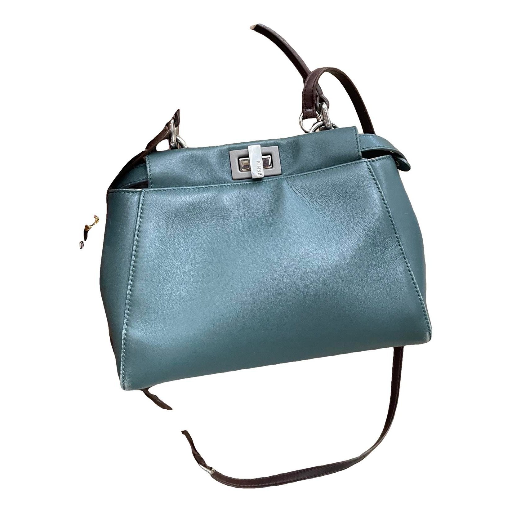 Peekaboo leather handbag