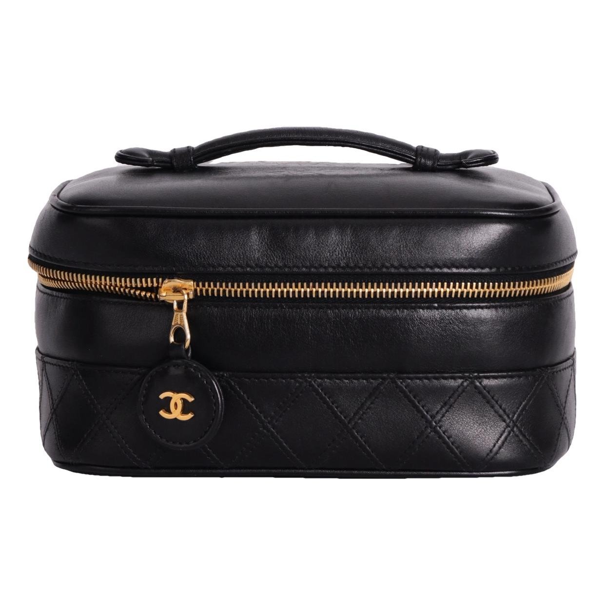 Vanity leather handbag