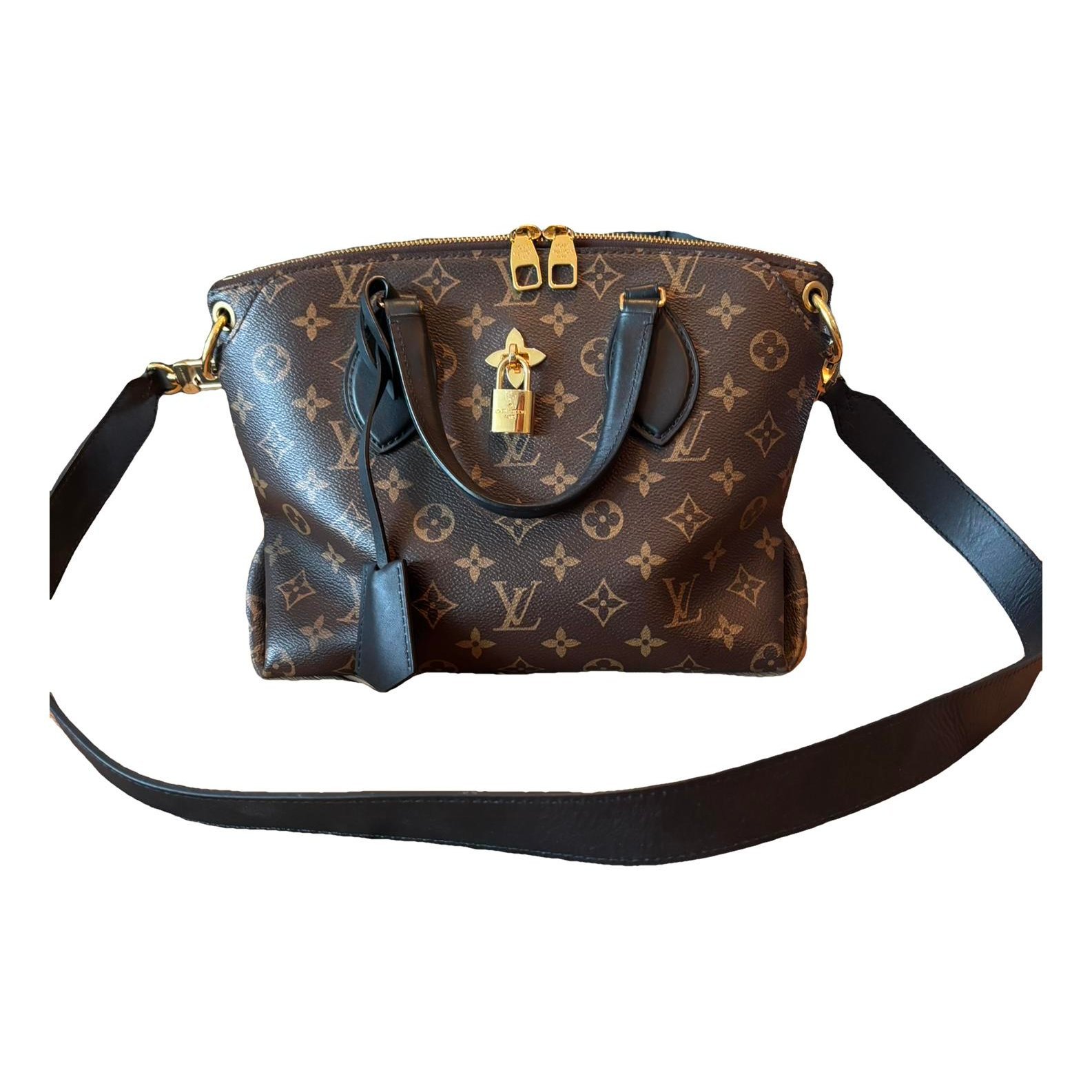 Flower Tote leather handbag