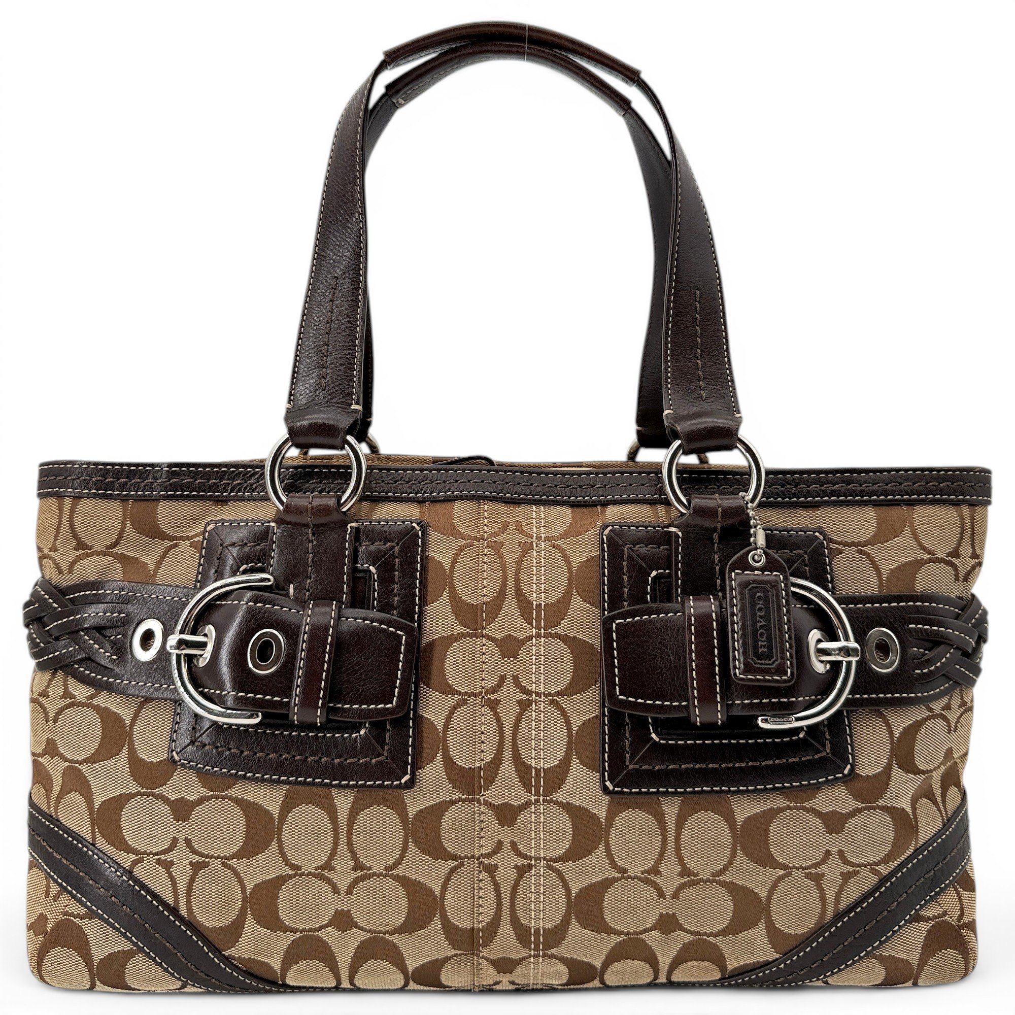 Signature Sufflette leather handbag
