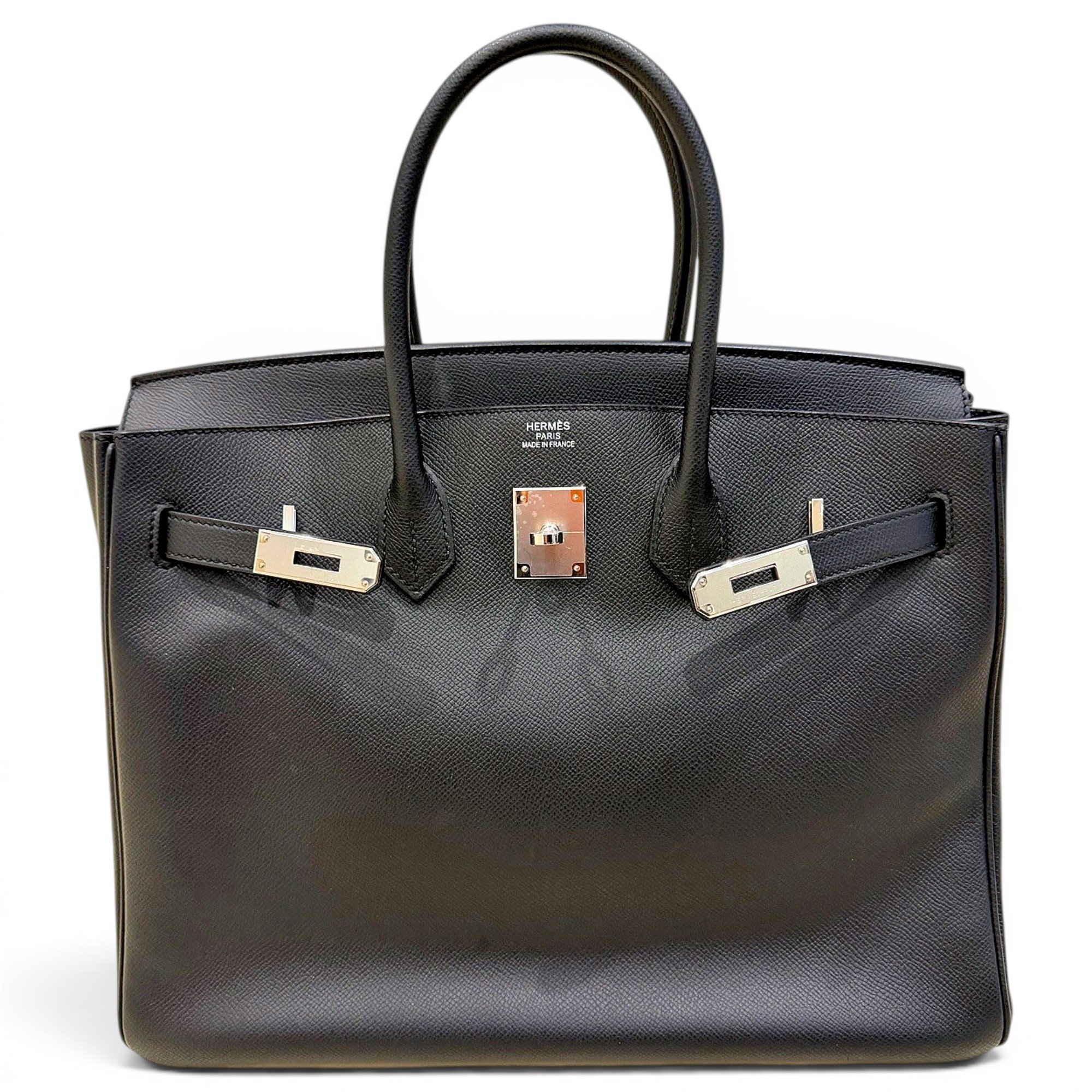 Birkin 35 leather handbag