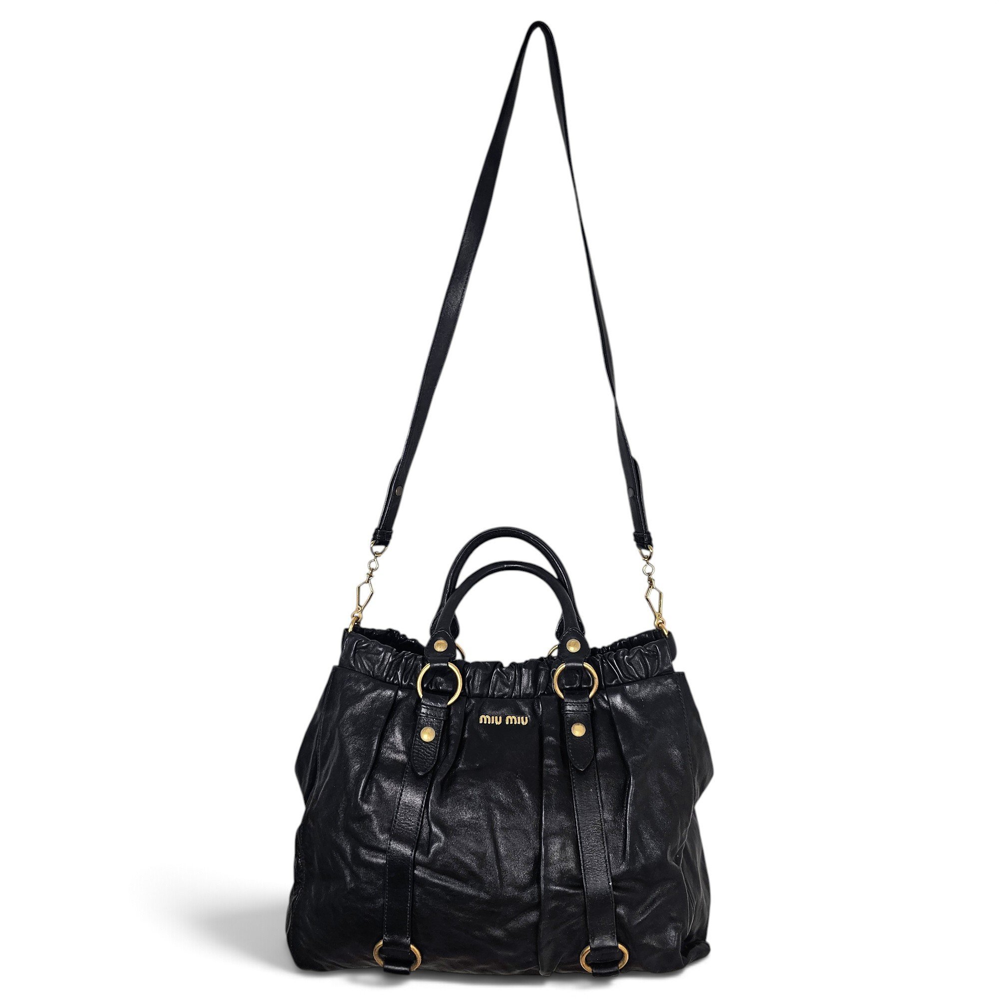 Vitello leather handbag