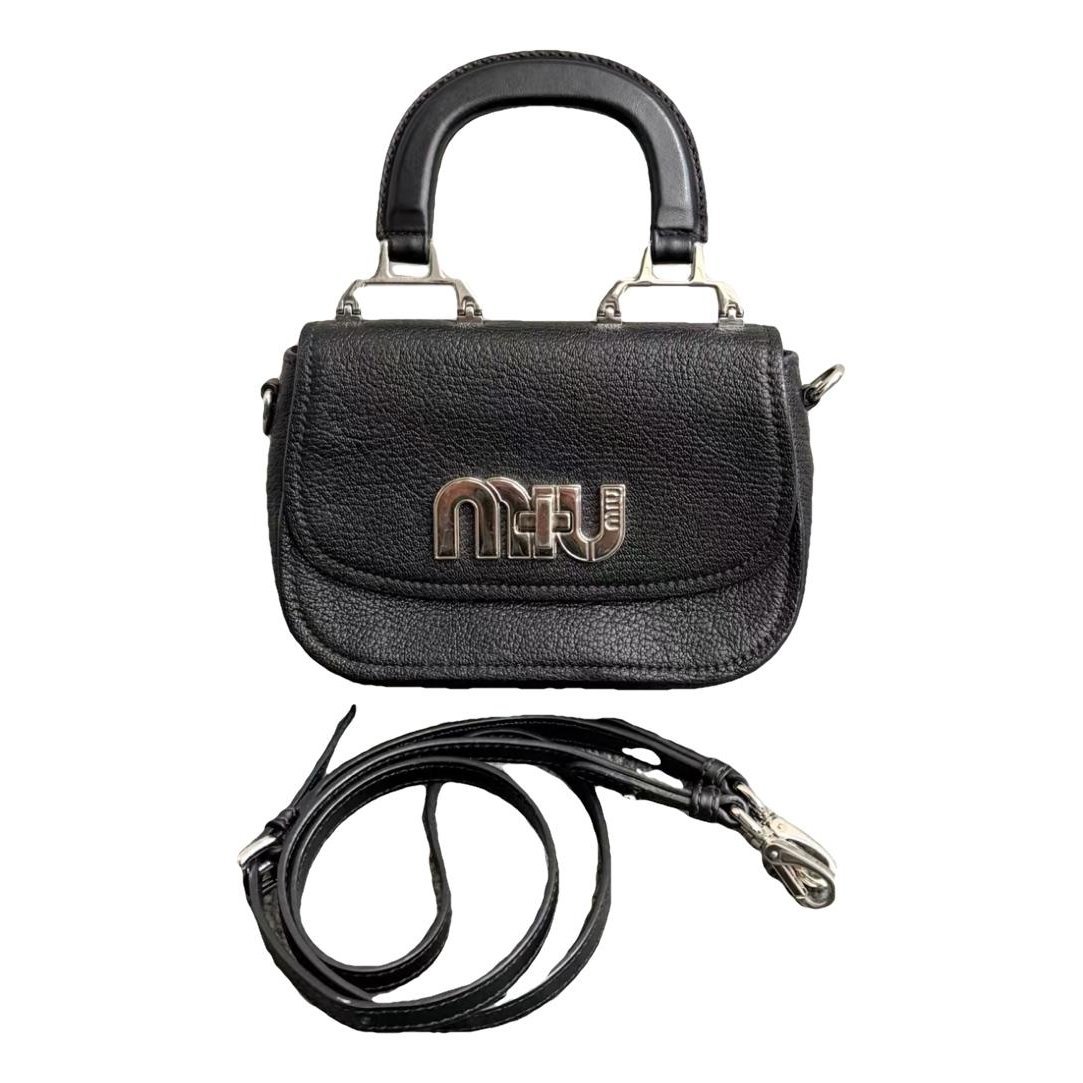 Miu Miu Miu Logo leather handbag