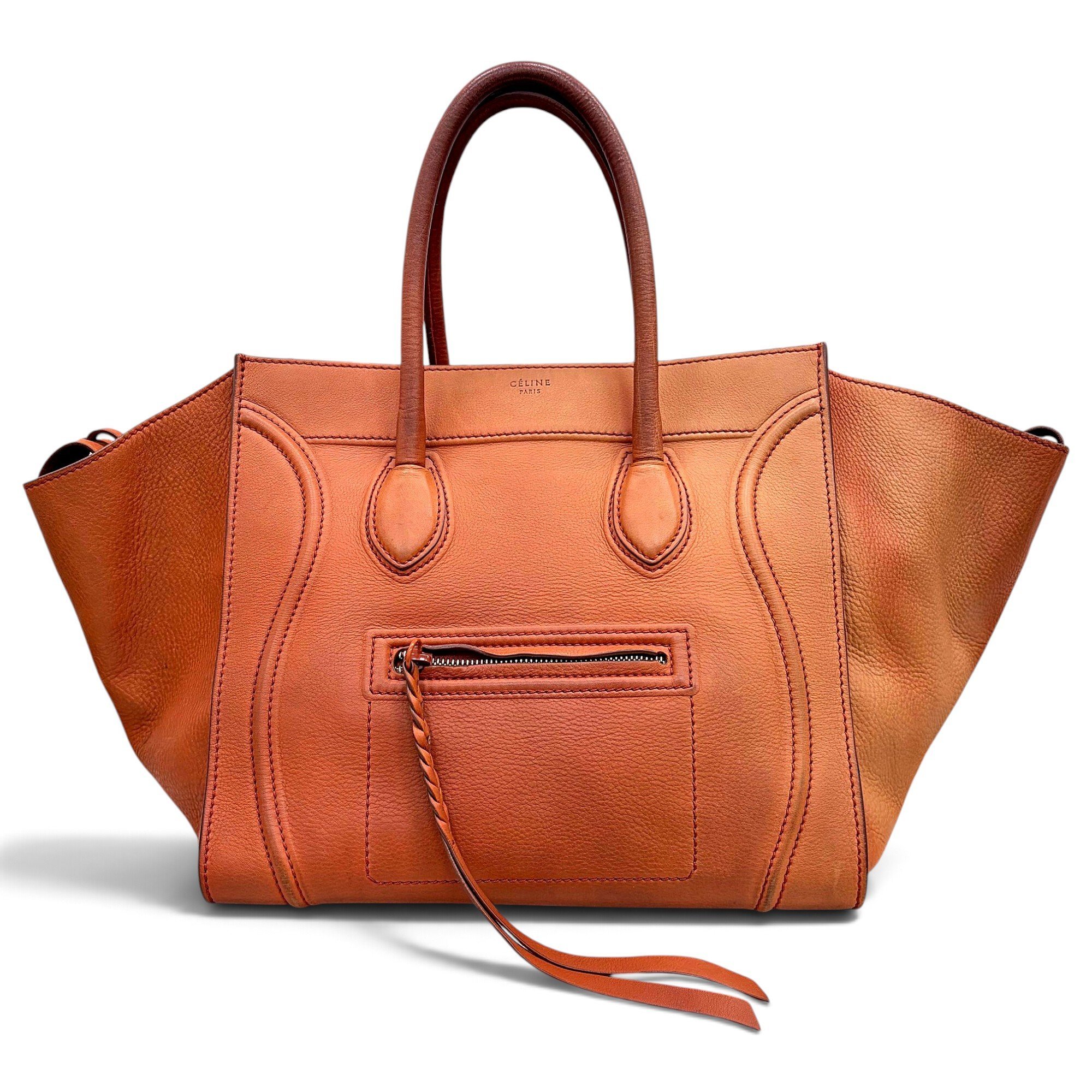 Luggage leather handbag