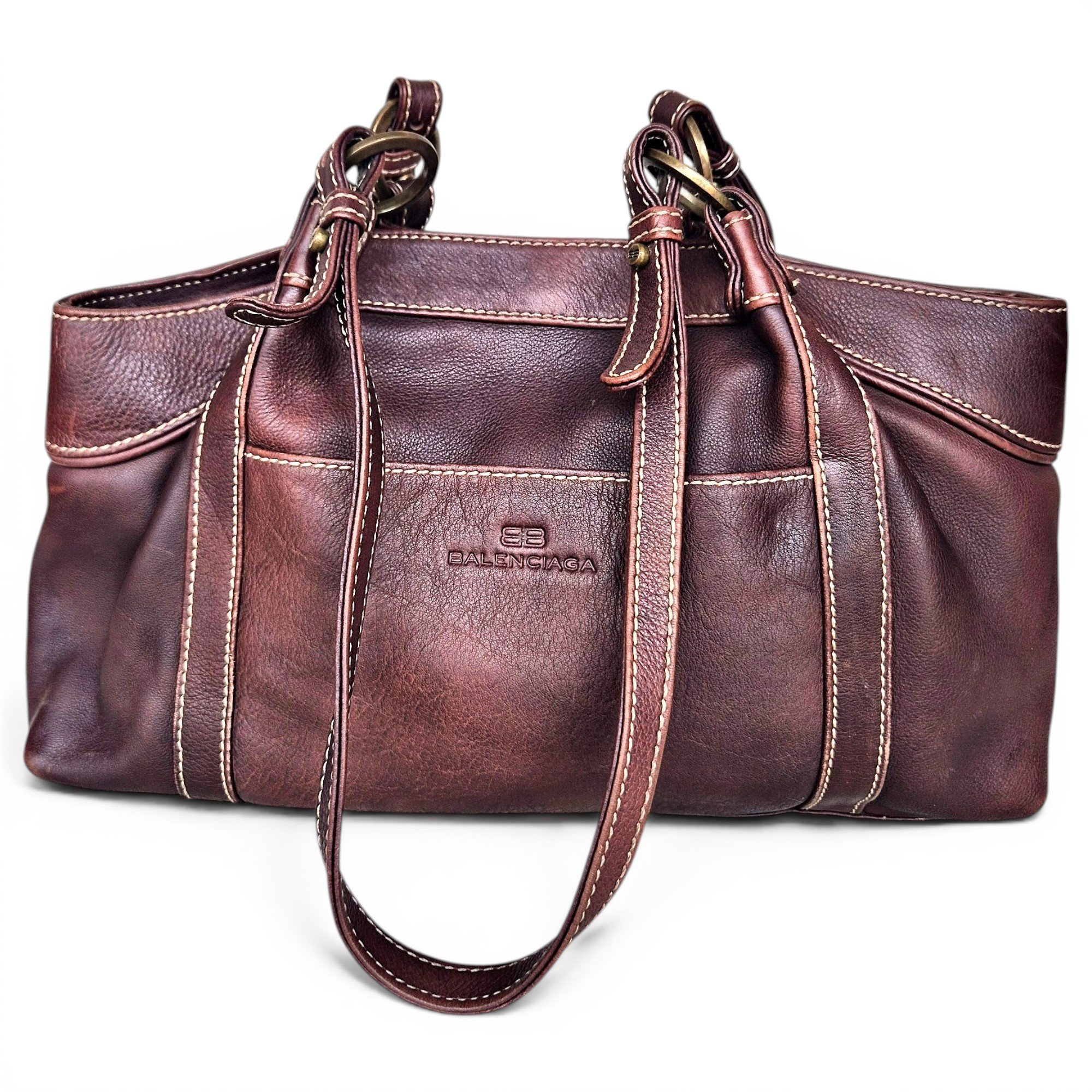 Leather handbag