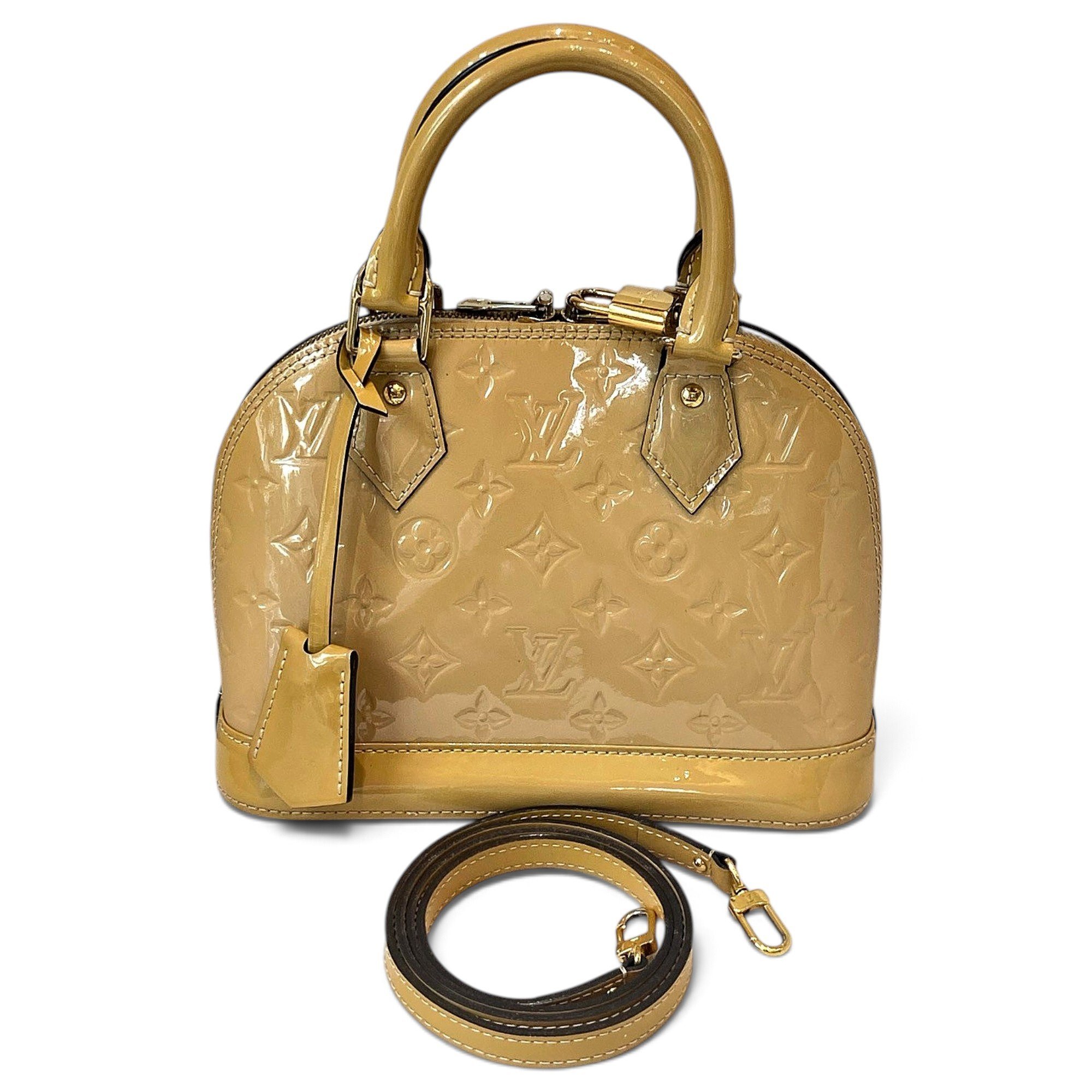 Alma patent leather handbag