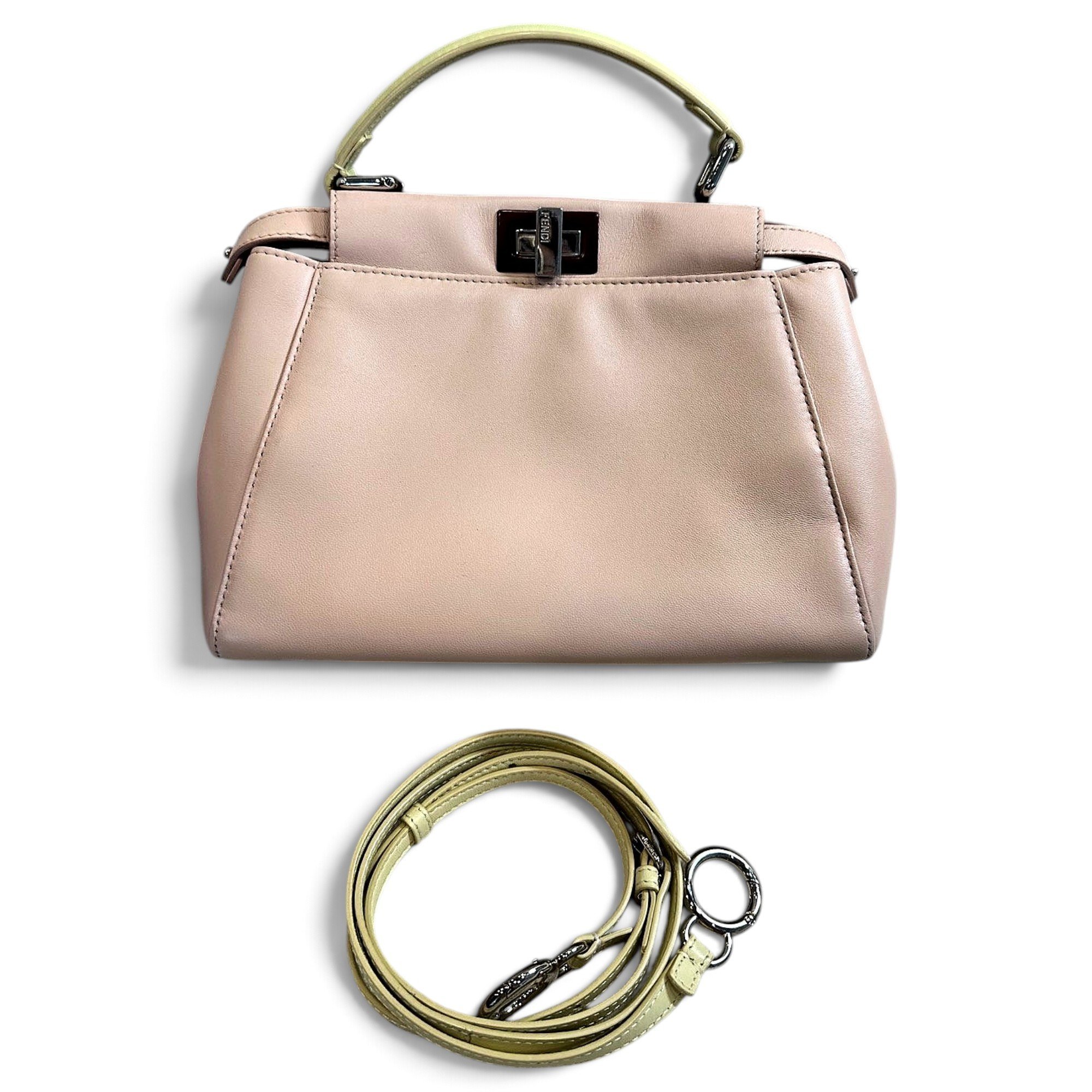 Peekaboo leather handbag