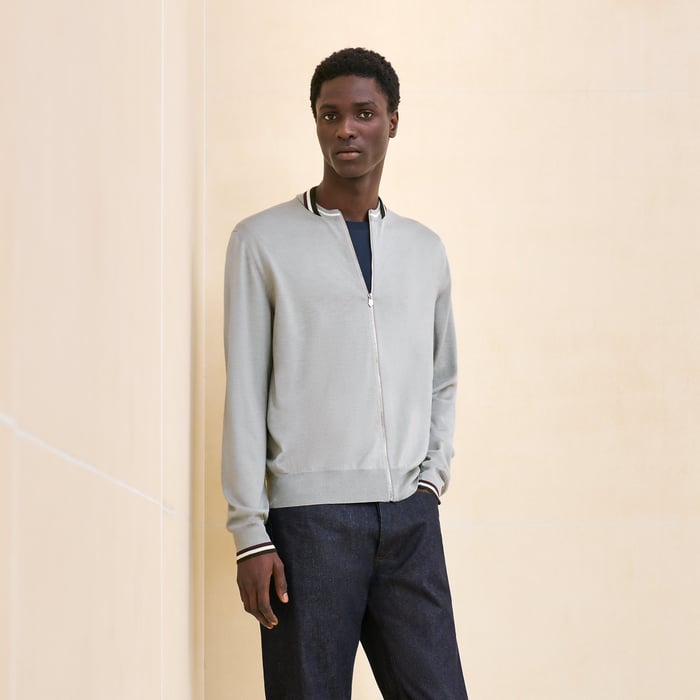 Silex "Rayures & Twist" Zipped Jacket