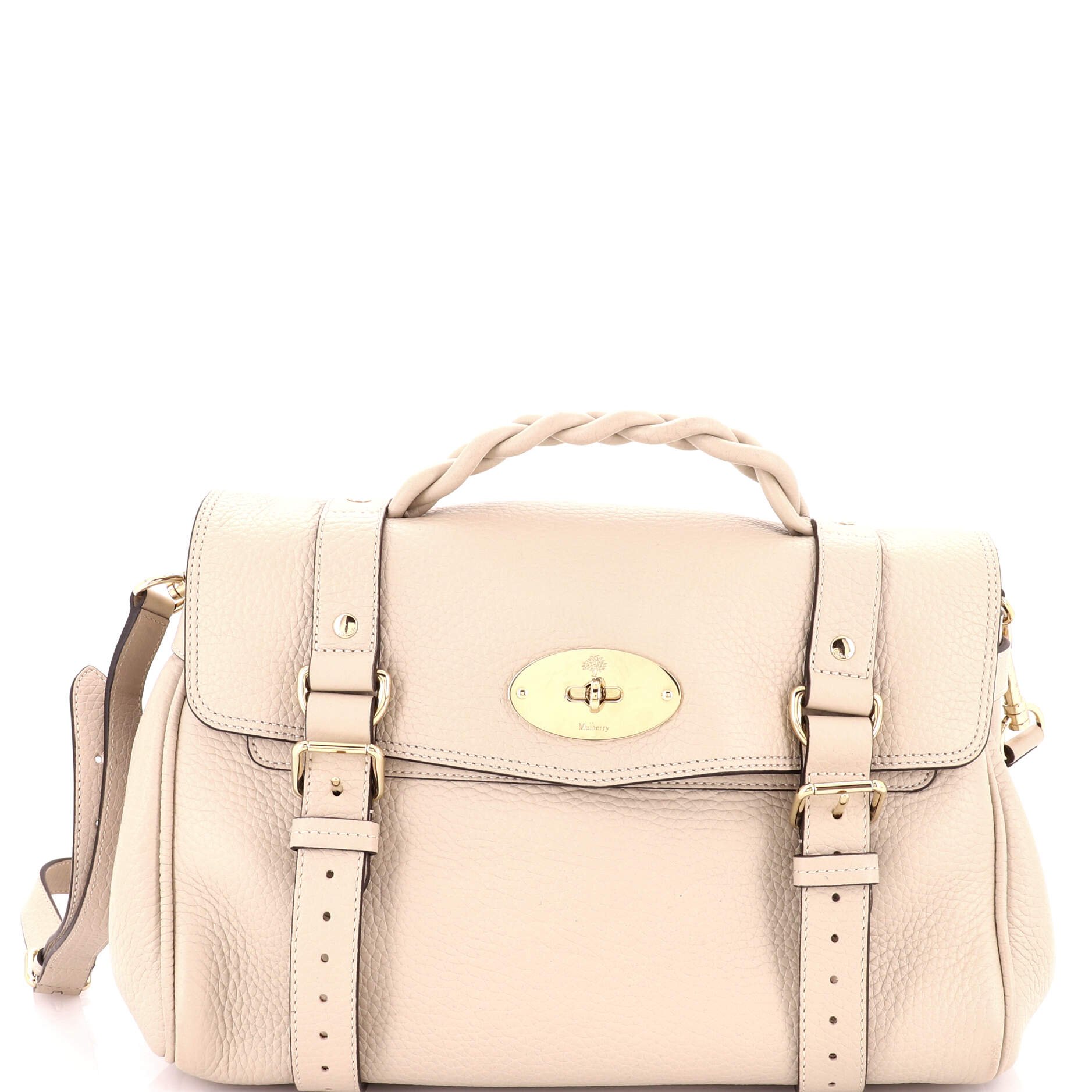 Alexa Satchel NM Leather Medium