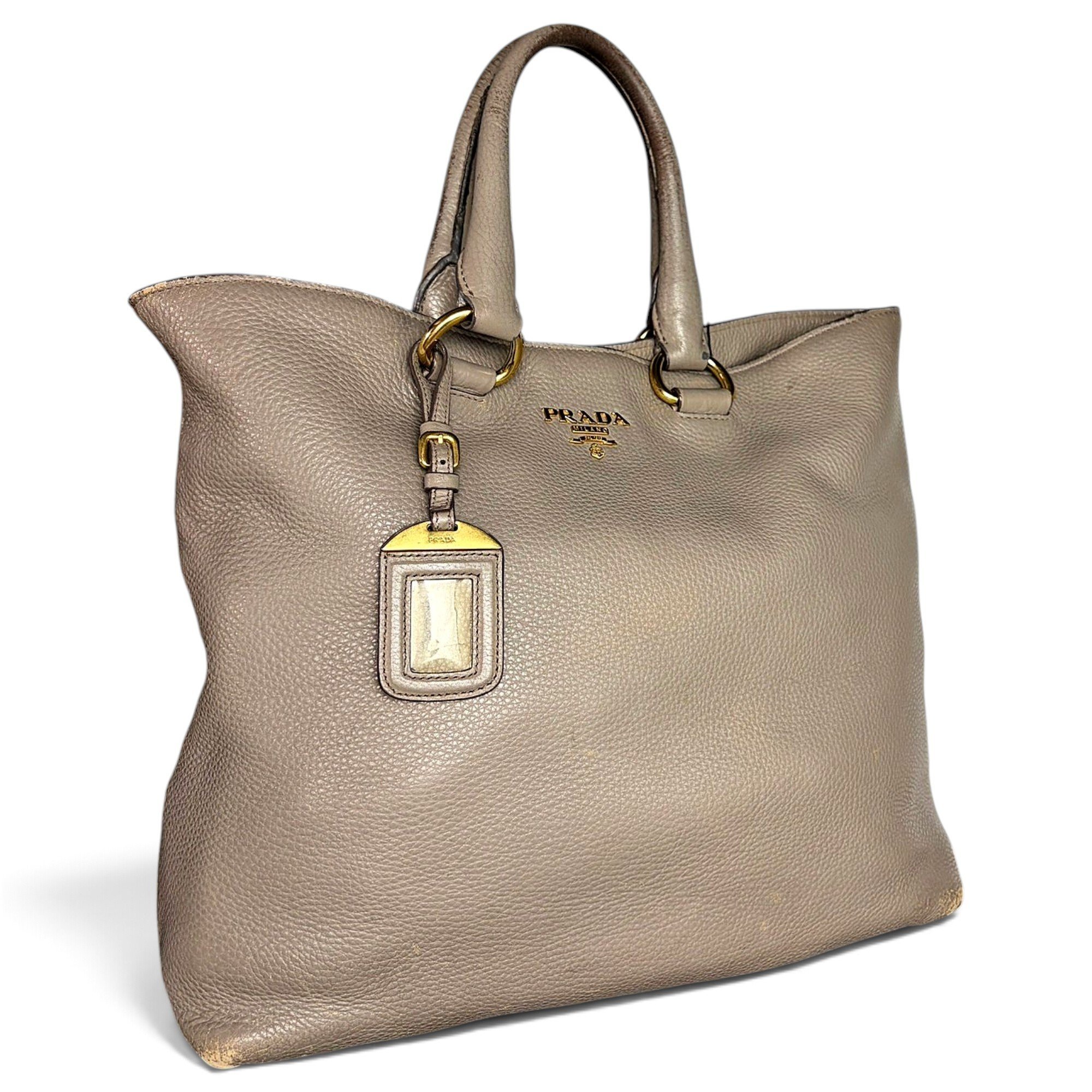Leather tote
